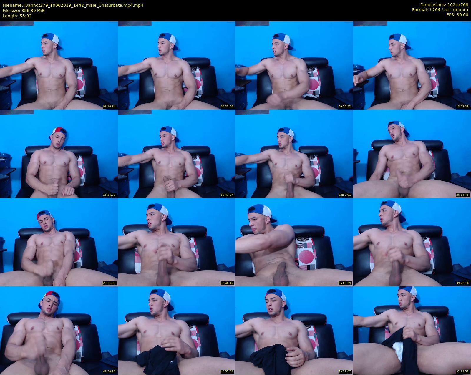 ivanhot279 — 56 minute Chaturbate male cam show recording, 720p, Jun 10, 2019