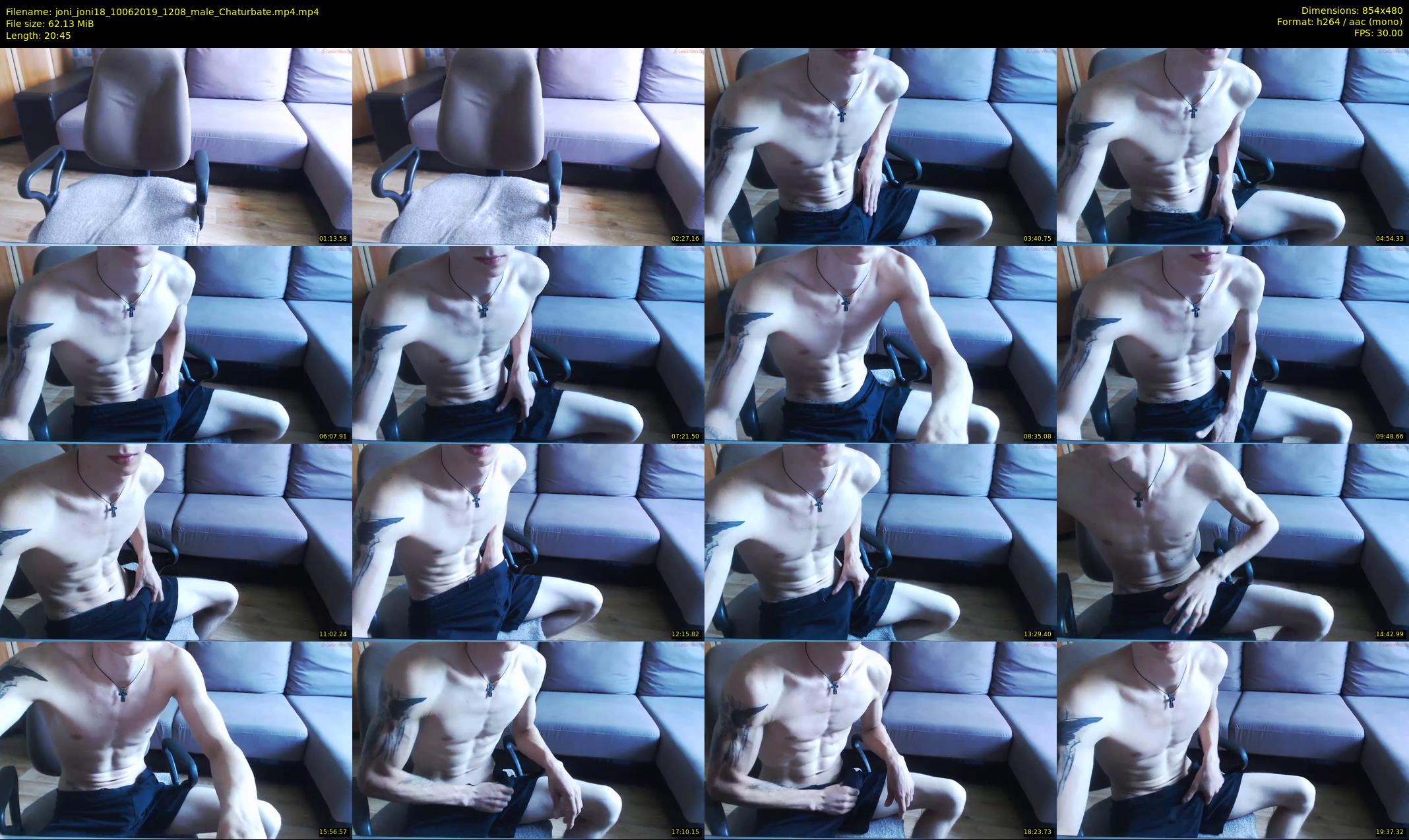 joni_joni18 — 21 minute Chaturbate male cam show recording, 480p, Jun 10, 2019