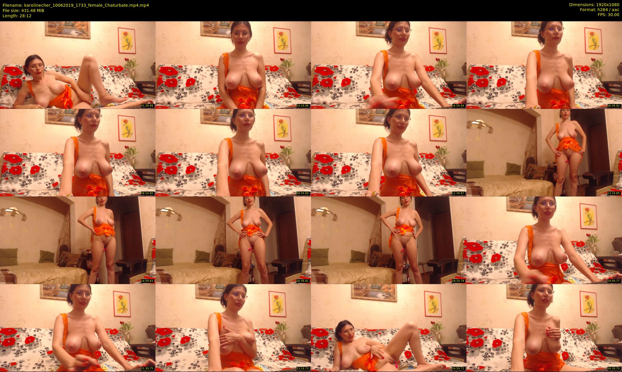 karolinecher — 29 minute Chaturbate female cam show recording, 1080p, Jun 10, 2019