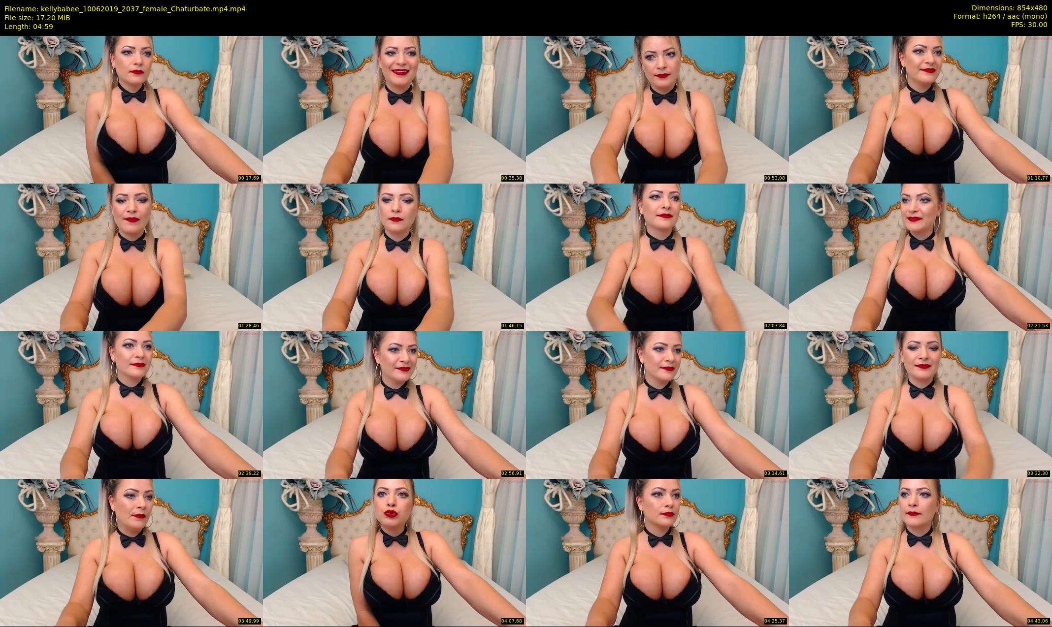 kellybabee — 5 minute Chaturbate female cam show recording, 480p, Jun 10, 2019