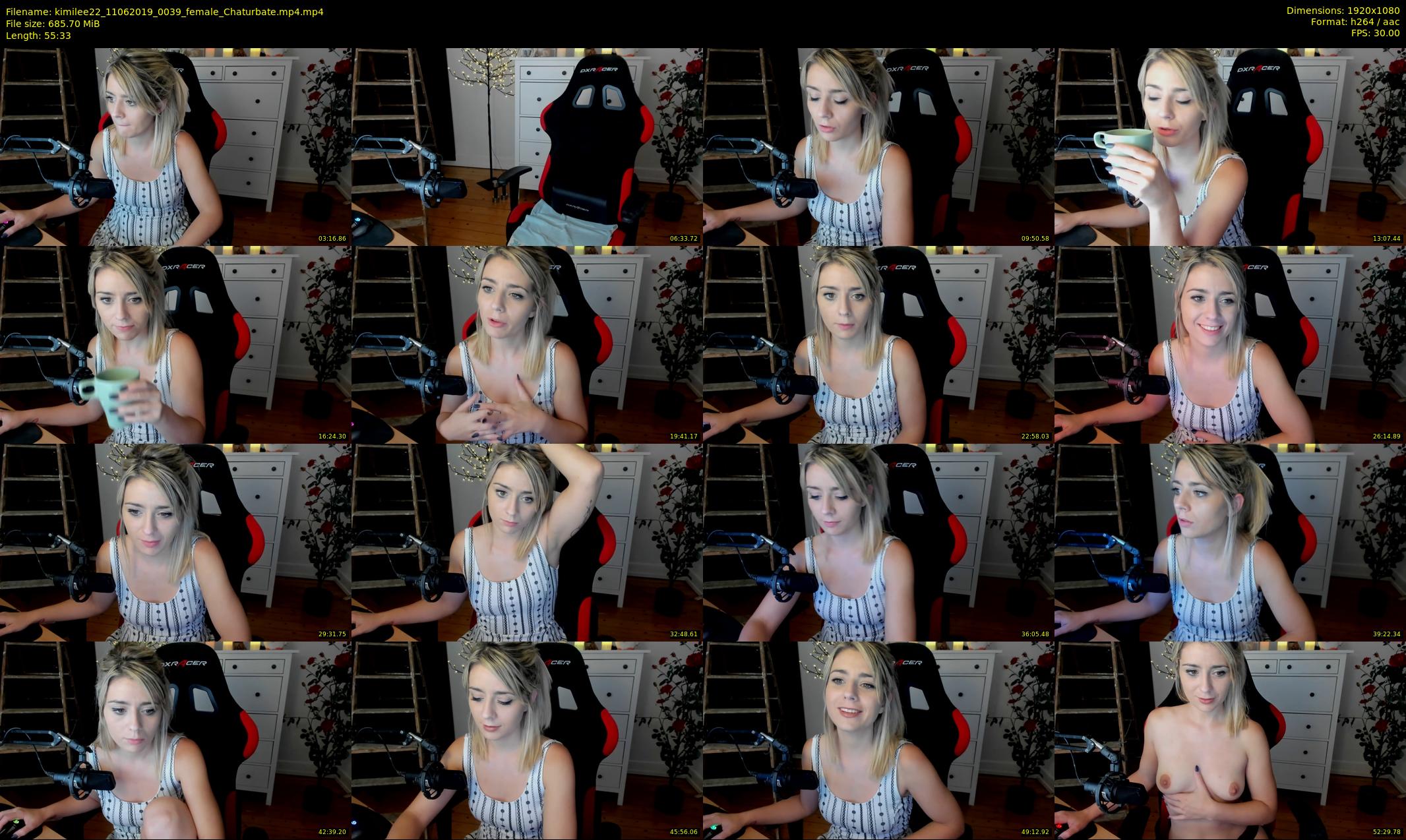 kimilee22 — 56 minute Chaturbate female cam show recording, 1080p, Jun 11, 2019