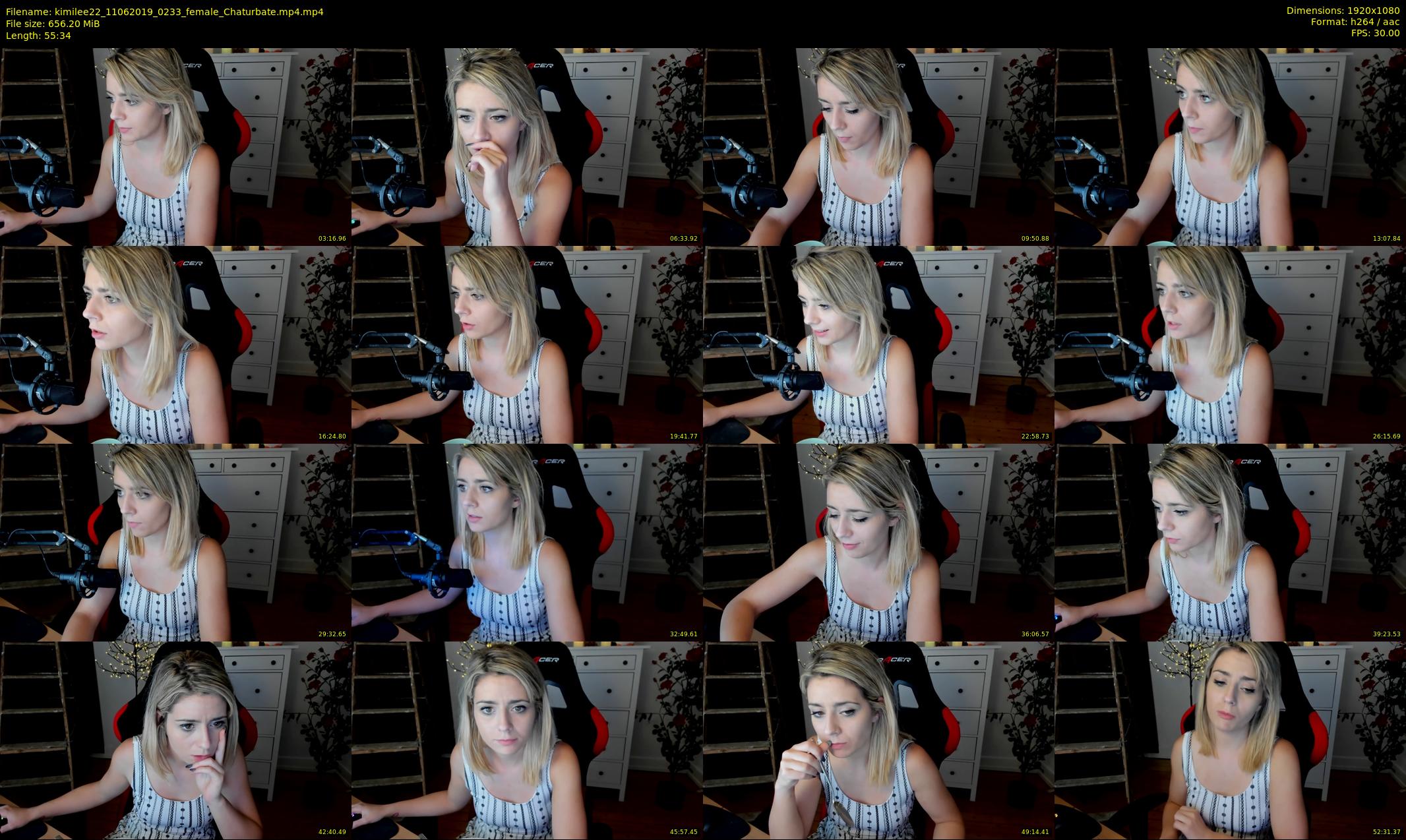 kimilee22 — 56 minute Chaturbate female cam show recording, 1080p, Jun 11, 2019