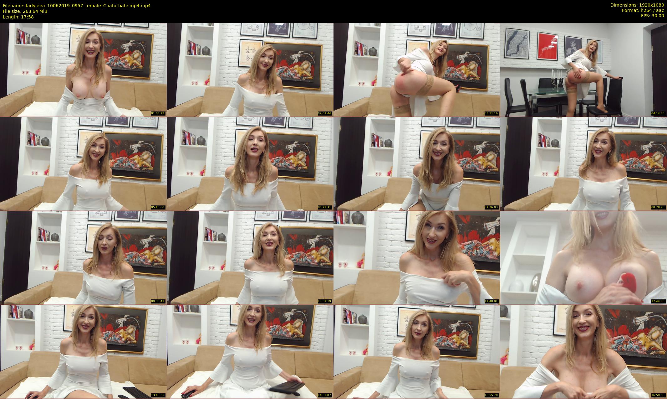 ladyleea — 18 minute Chaturbate female cam show recording, 1080p, Jun 10, 2019