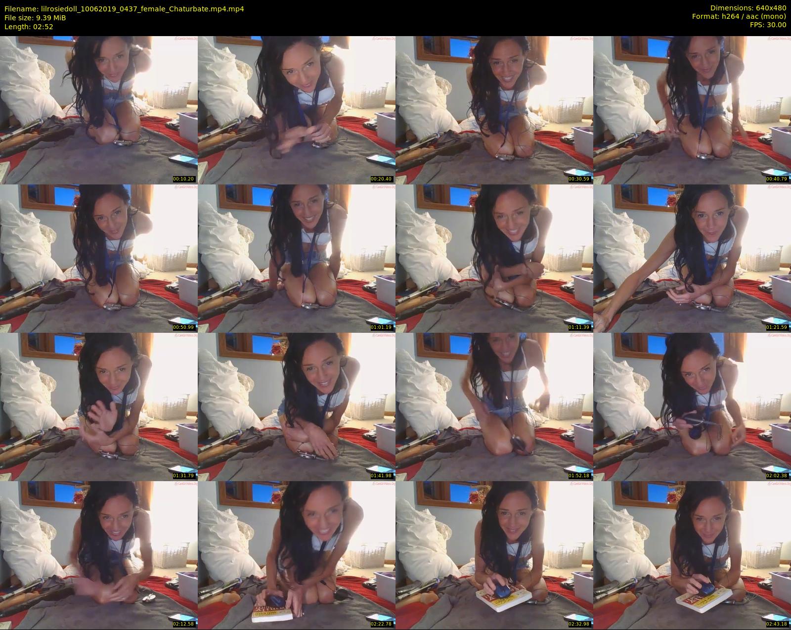 lilrosiedoll — 3 minute Chaturbate female cam show recording, 480p, Jun 10, 2019
