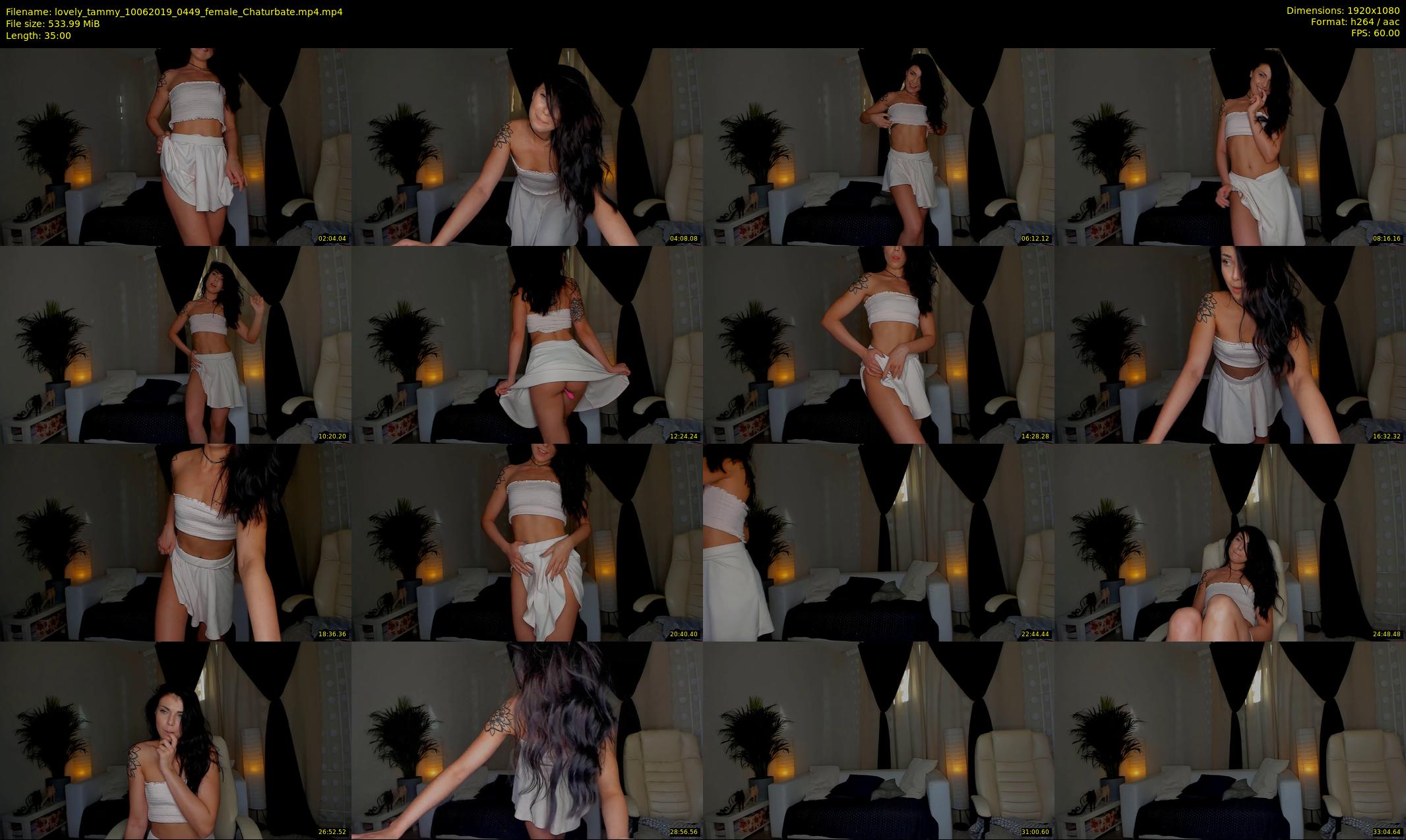 lovely_tammy — 35 minute Chaturbate female cam show recording, 1080p, Jun 10, 2019