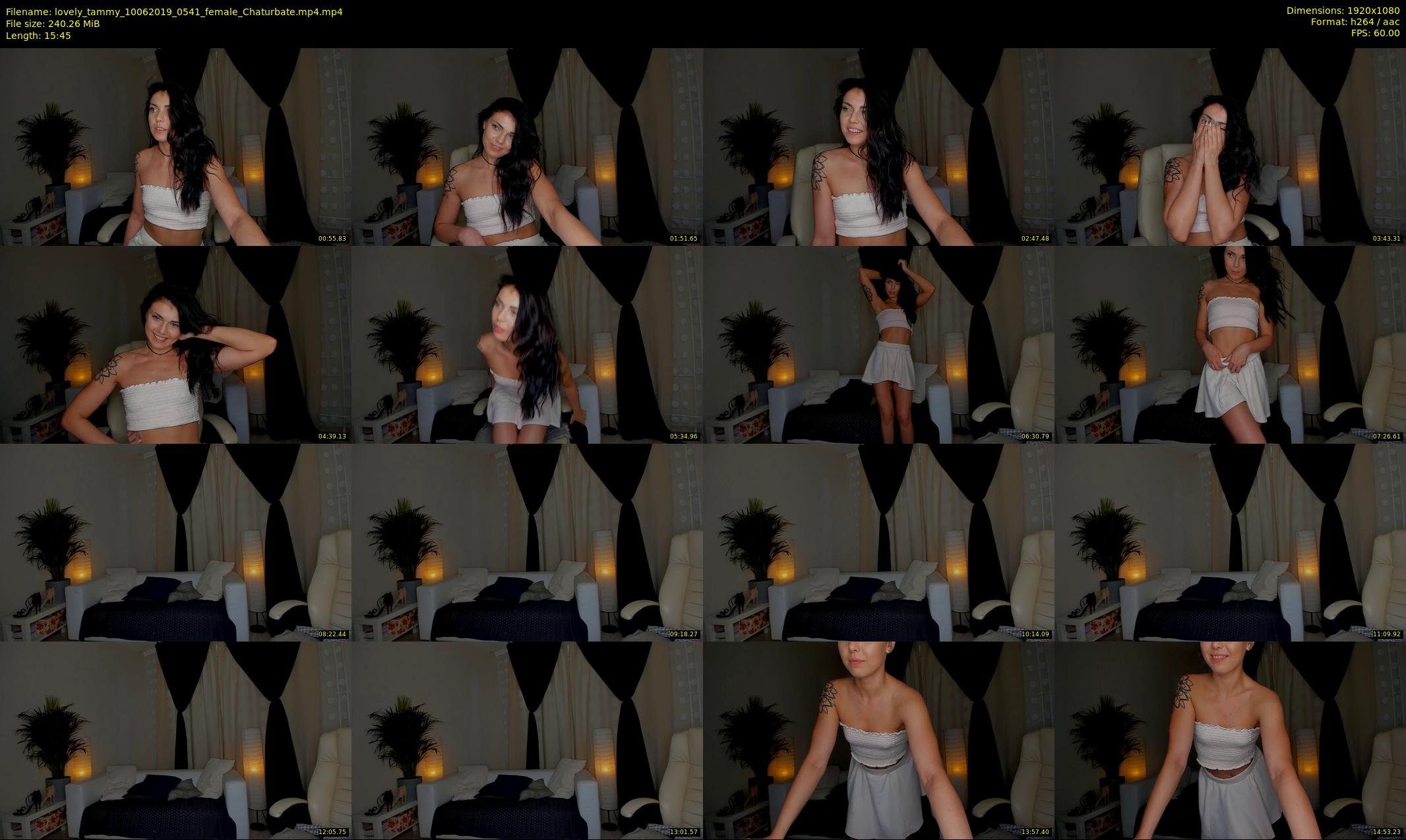 lovely_tammy — 16 minute Chaturbate female cam show recording, 1080p, Jun 10, 2019