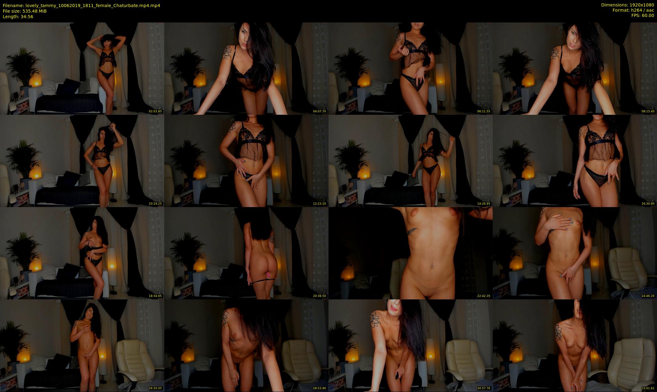 lovely_tammy — 35 minute Chaturbate female cam show recording, 1080p, Jun 10, 2019