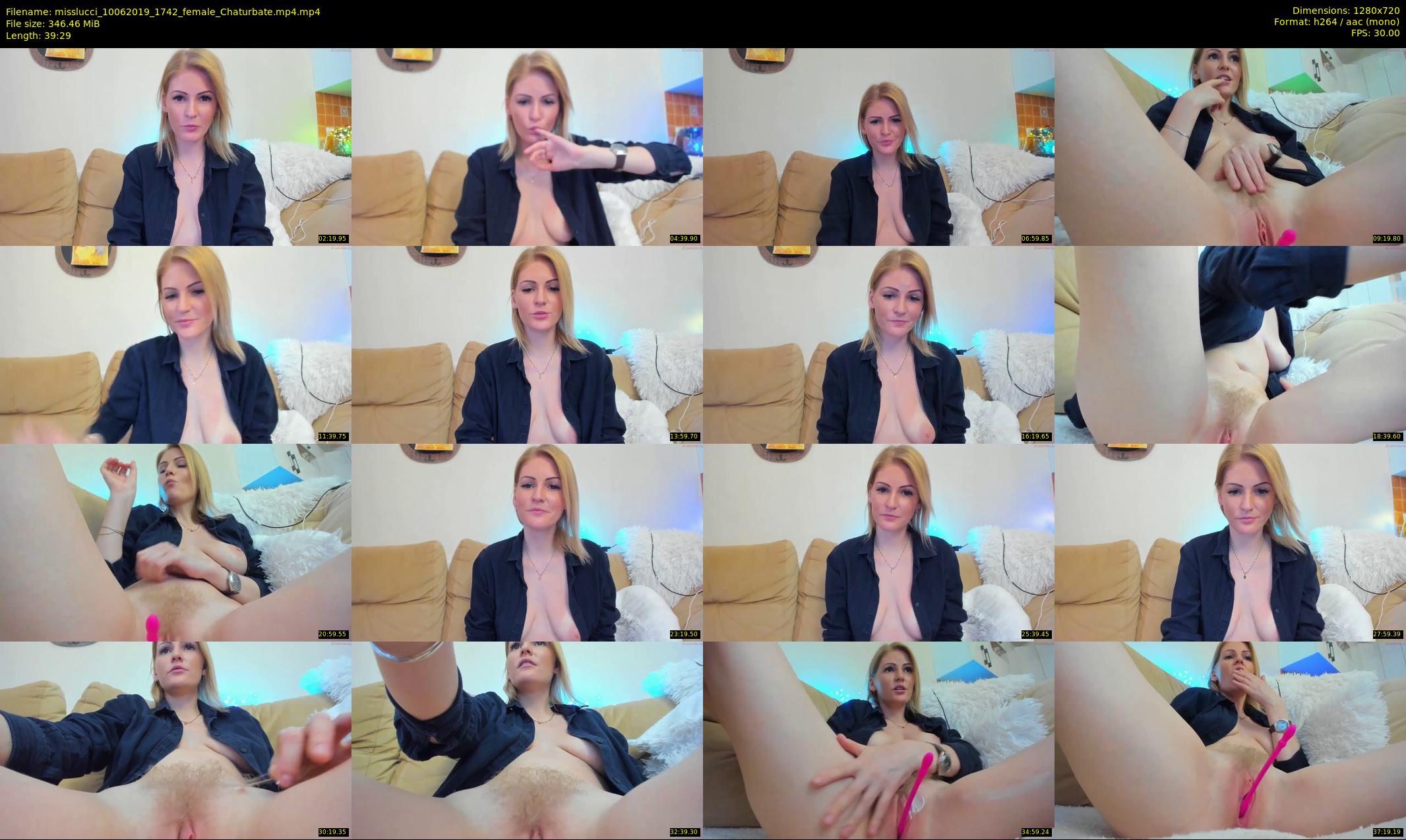 misslucci — 40 minute Chaturbate female cam show recording, 720p, Jun 10, 2019