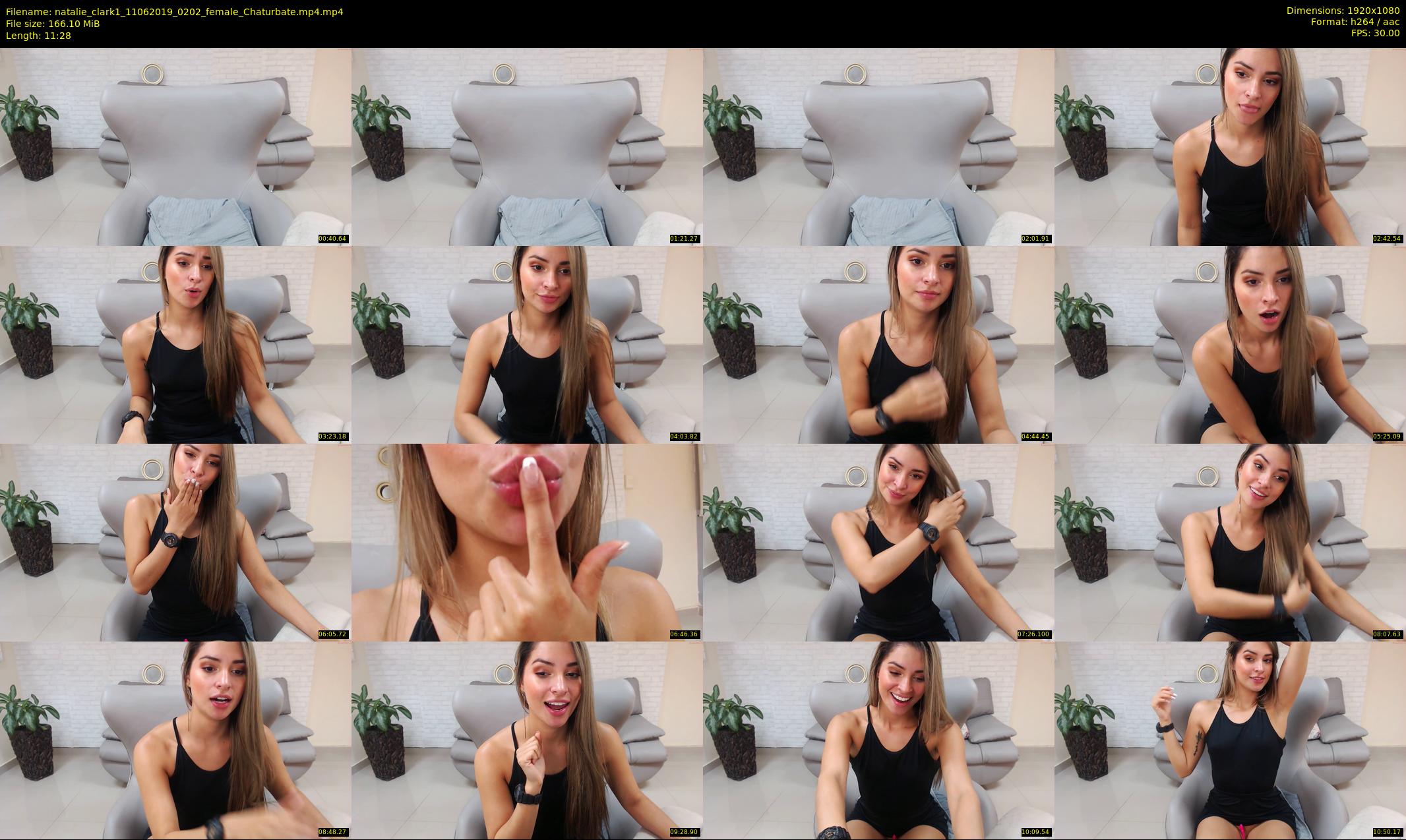 natalie_clark1 — 12 minute Chaturbate female cam show recording, 1080p, Jun 11, 2019