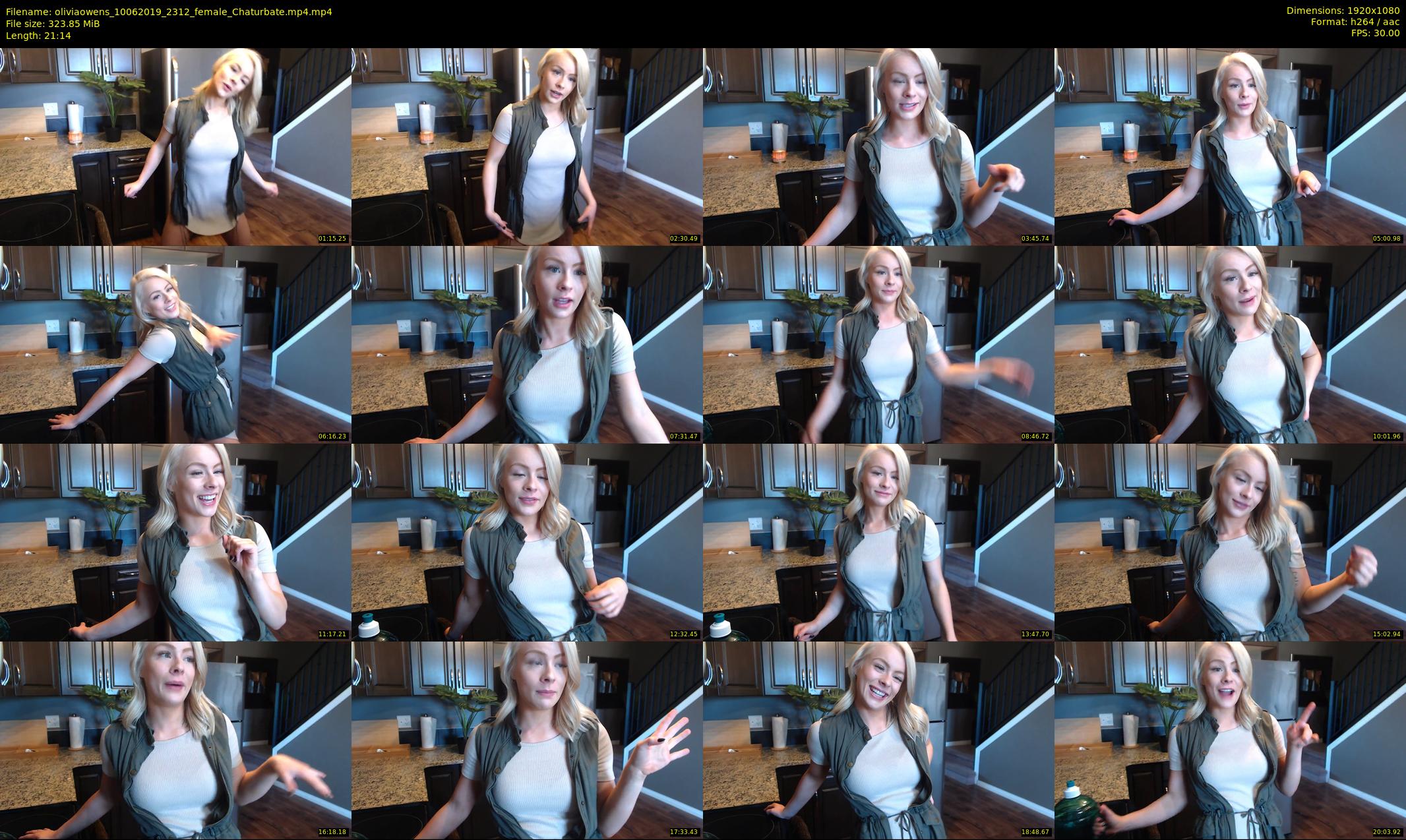 oliviaowens — 22 minute Chaturbate female cam show recording, 1080p, Jun 10, 2019