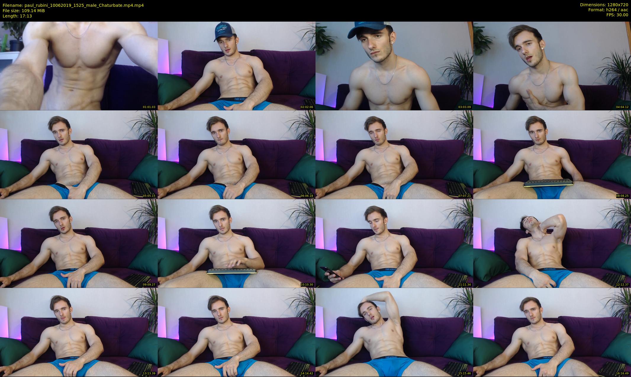 paul_rubini — 18 minute Chaturbate male cam show recording, 720p, Jun 10, 2019