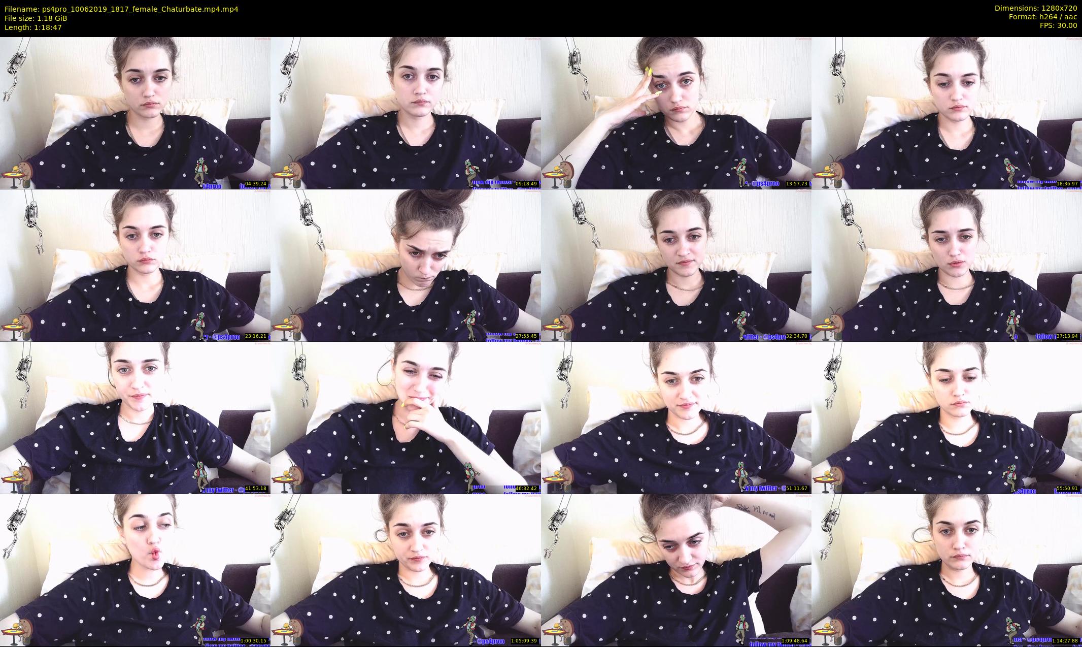 ps4pro — 79 minute Chaturbate female cam show recording, 720p, Jun 10, 2019
