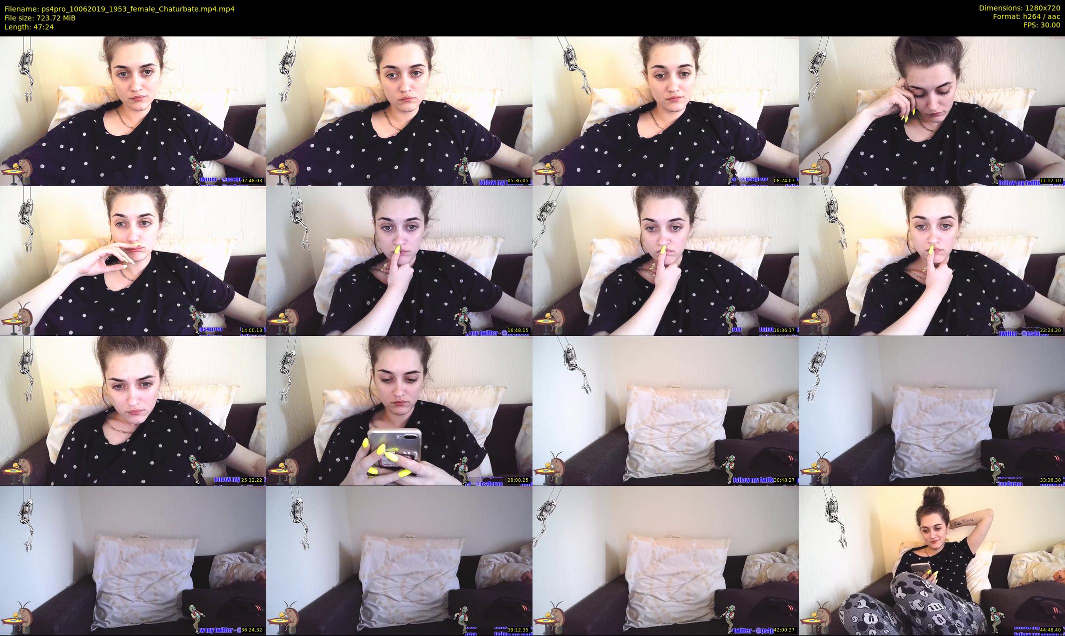 ps4pro — 48 minute Chaturbate female cam show recording, 720p, Jun 10, 2019