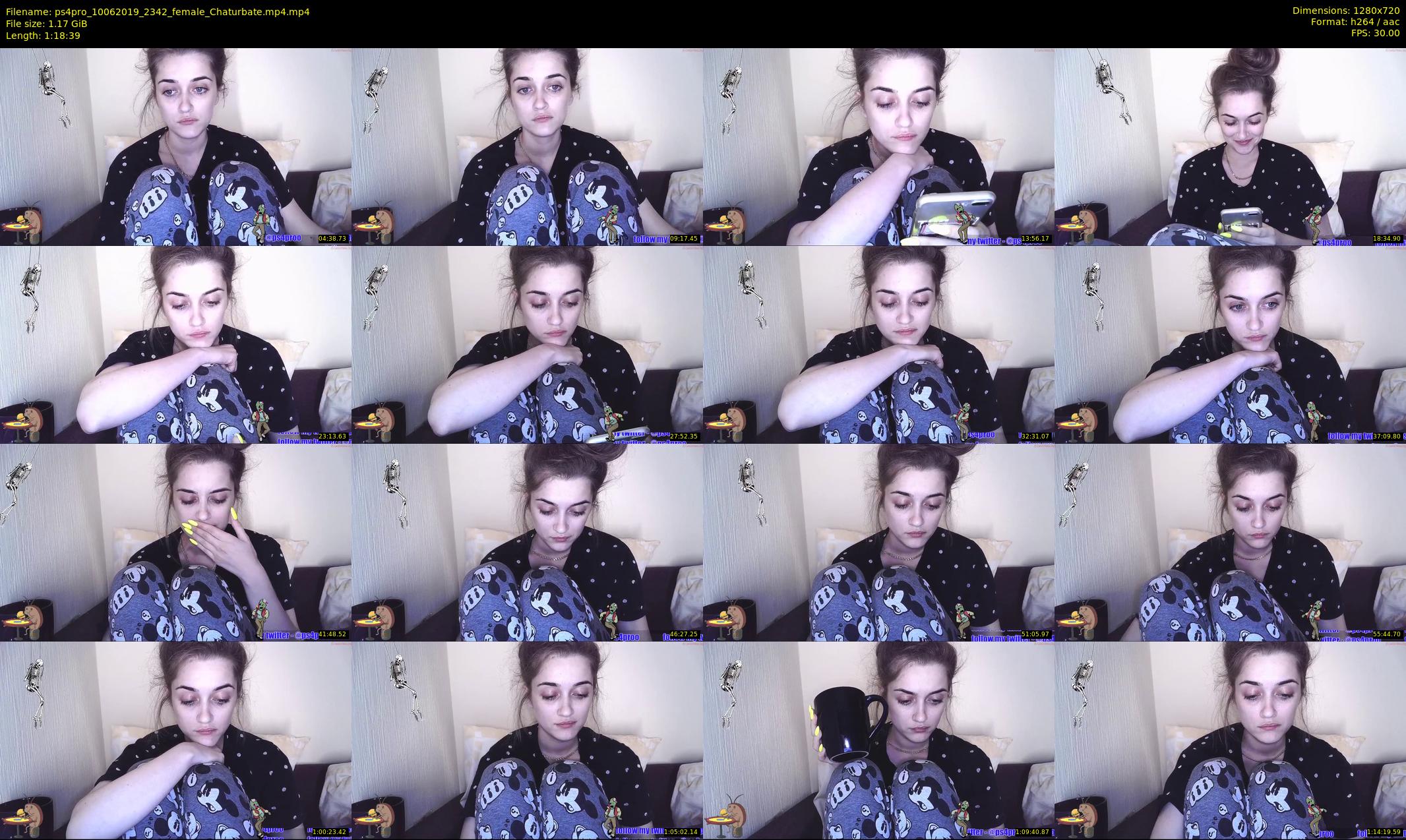 ps4pro — 79 minute Chaturbate female cam show recording, 720p, Jun 10, 2019