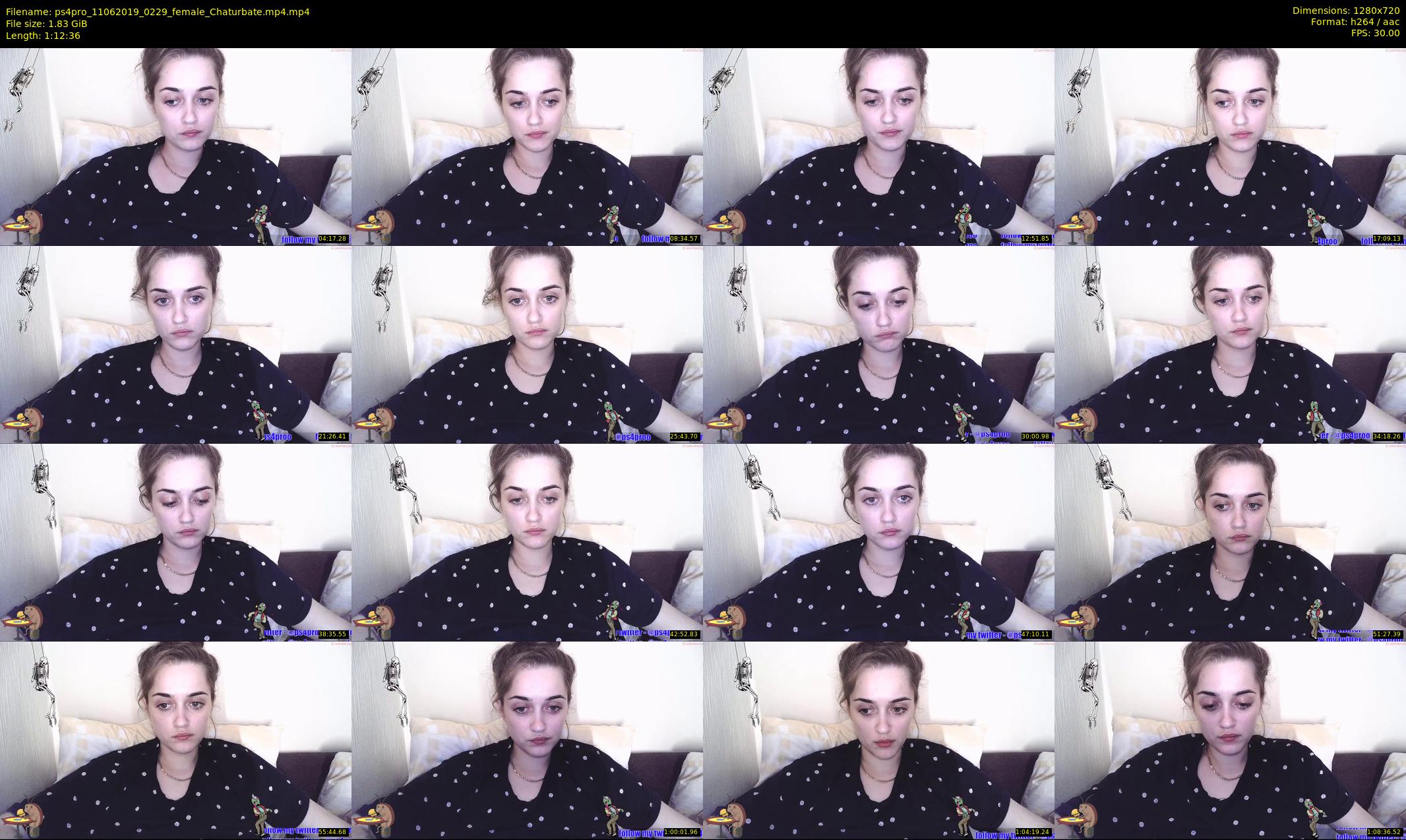 ps4pro — 73 minute Chaturbate female cam show recording, 720p, Jun 11, 2019