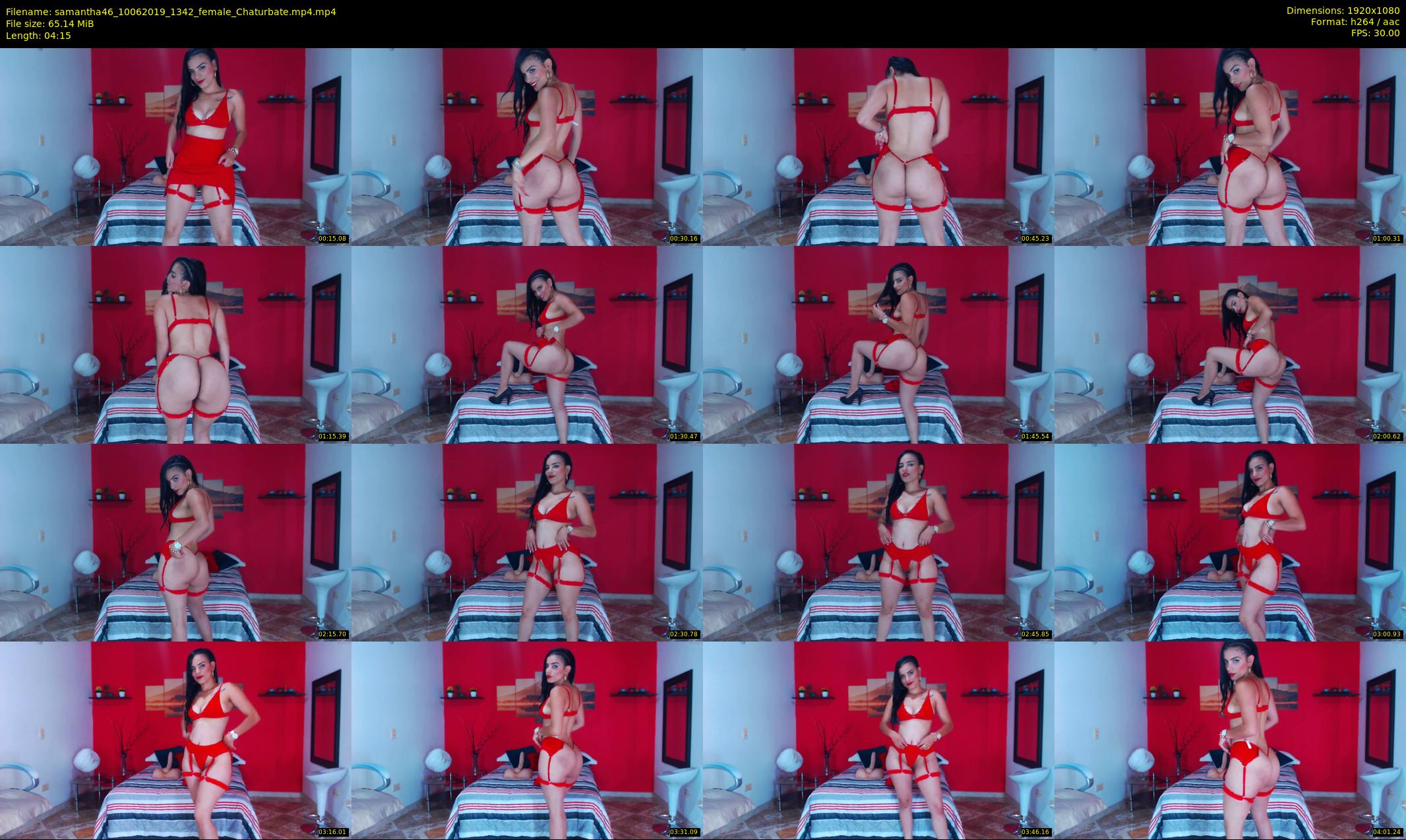 samantha46 — 5 minute Chaturbate female cam show recording, 1080p, Jun 10, 2019