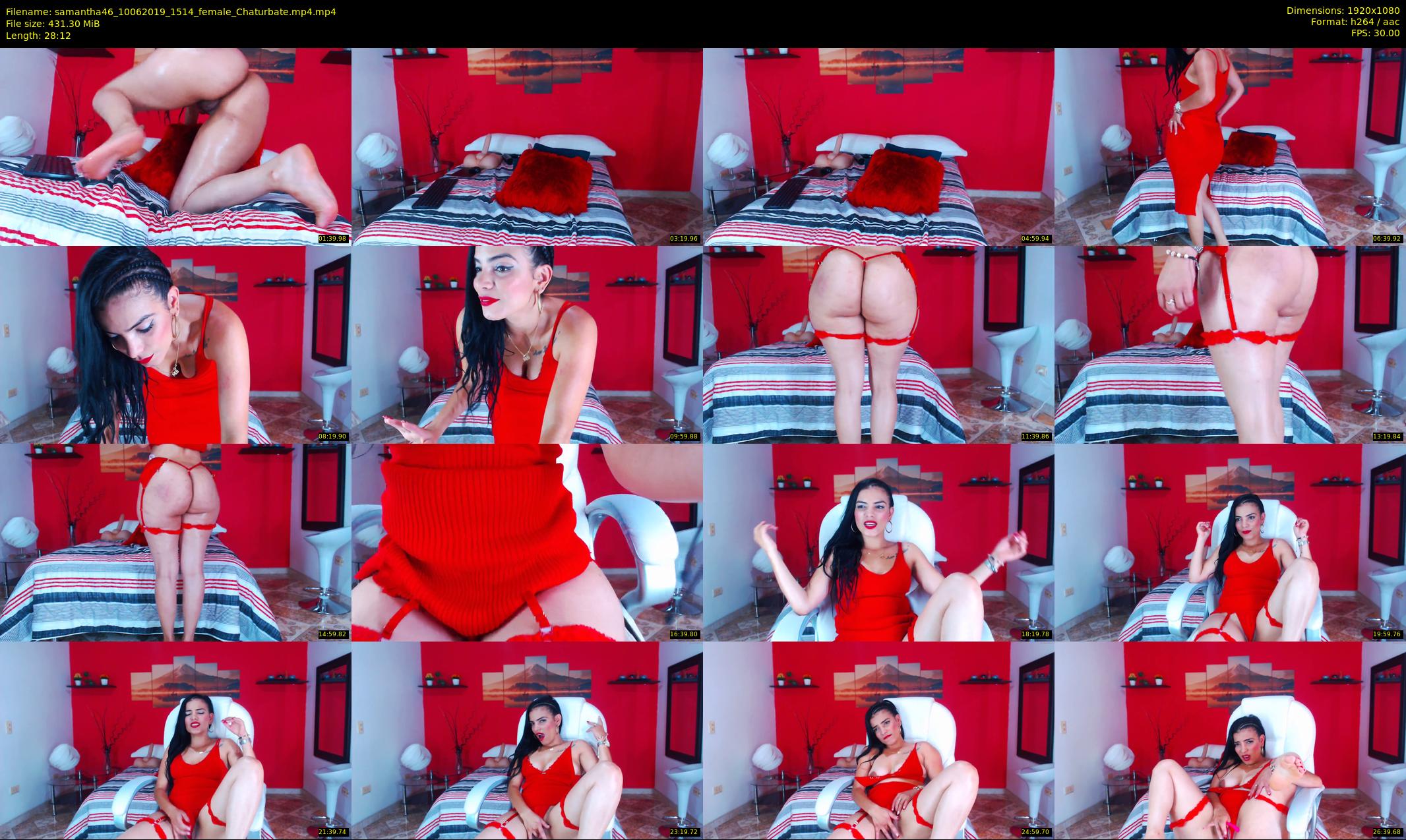 samantha46 — 29 minute Chaturbate female cam show recording, 1080p, Jun 10, 2019