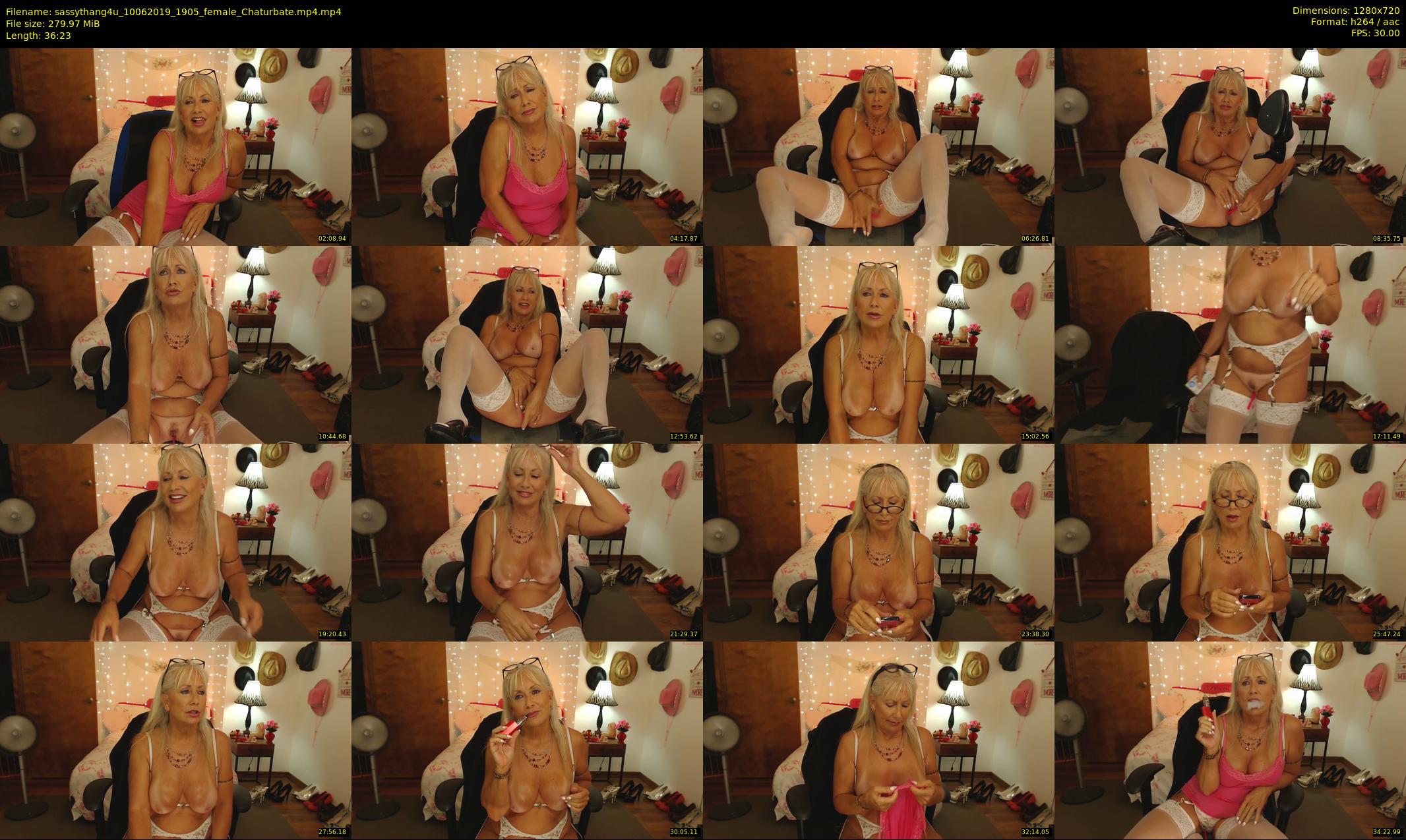 sassythang4u — 37 minute Chaturbate female cam show recording, 720p, Jun 10, 2019