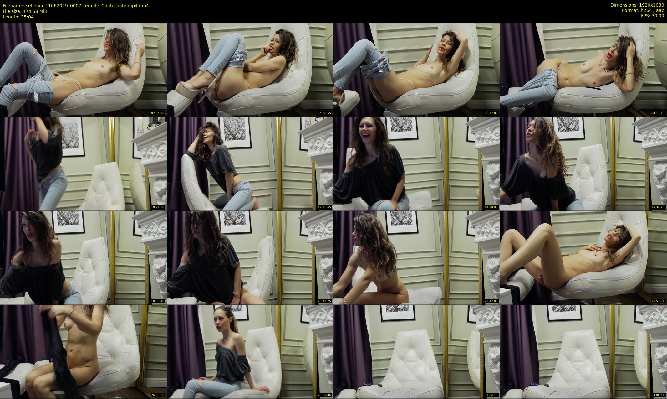 sellenia — 36 minute Chaturbate female cam show recording, 1080p, Jun 11, 2019