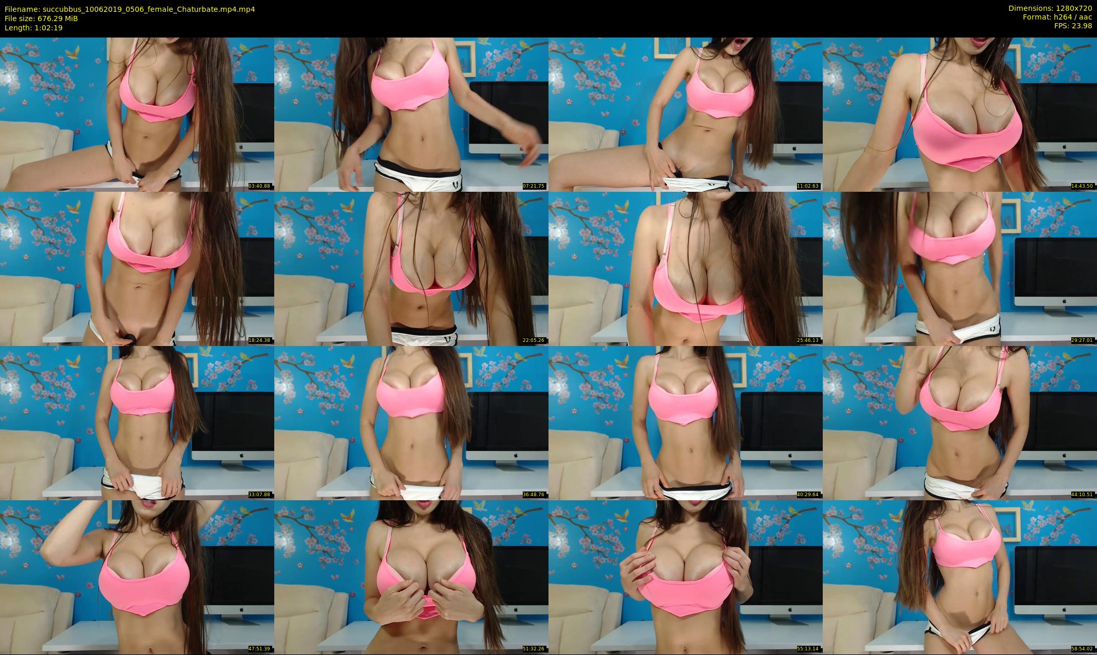 succubbus — 63 minute Chaturbate female cam show recording, 720p, Jun 10, 2019
