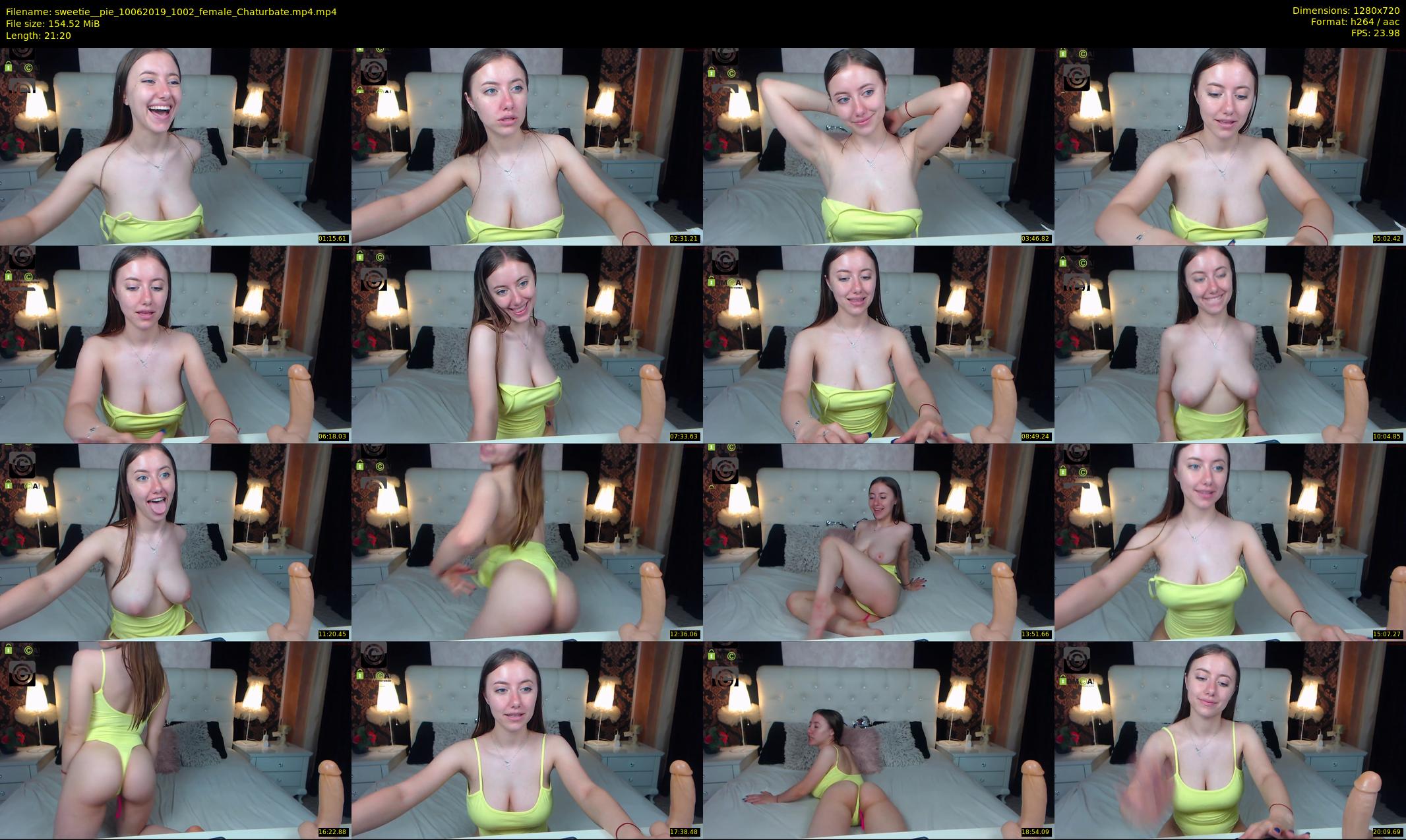 sweetie__pie — 22 minute Chaturbate female cam show recording, 720p, Jun 10, 2019