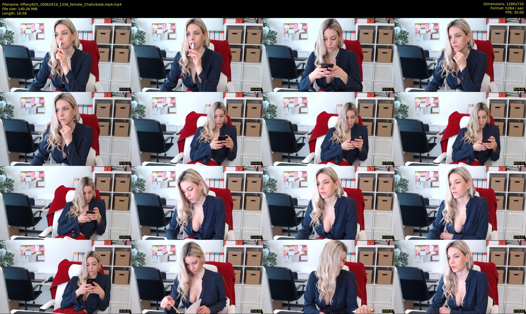 tiffany925 — 19 minute Chaturbate female cam show recording, 720p, Jun 10, 2019