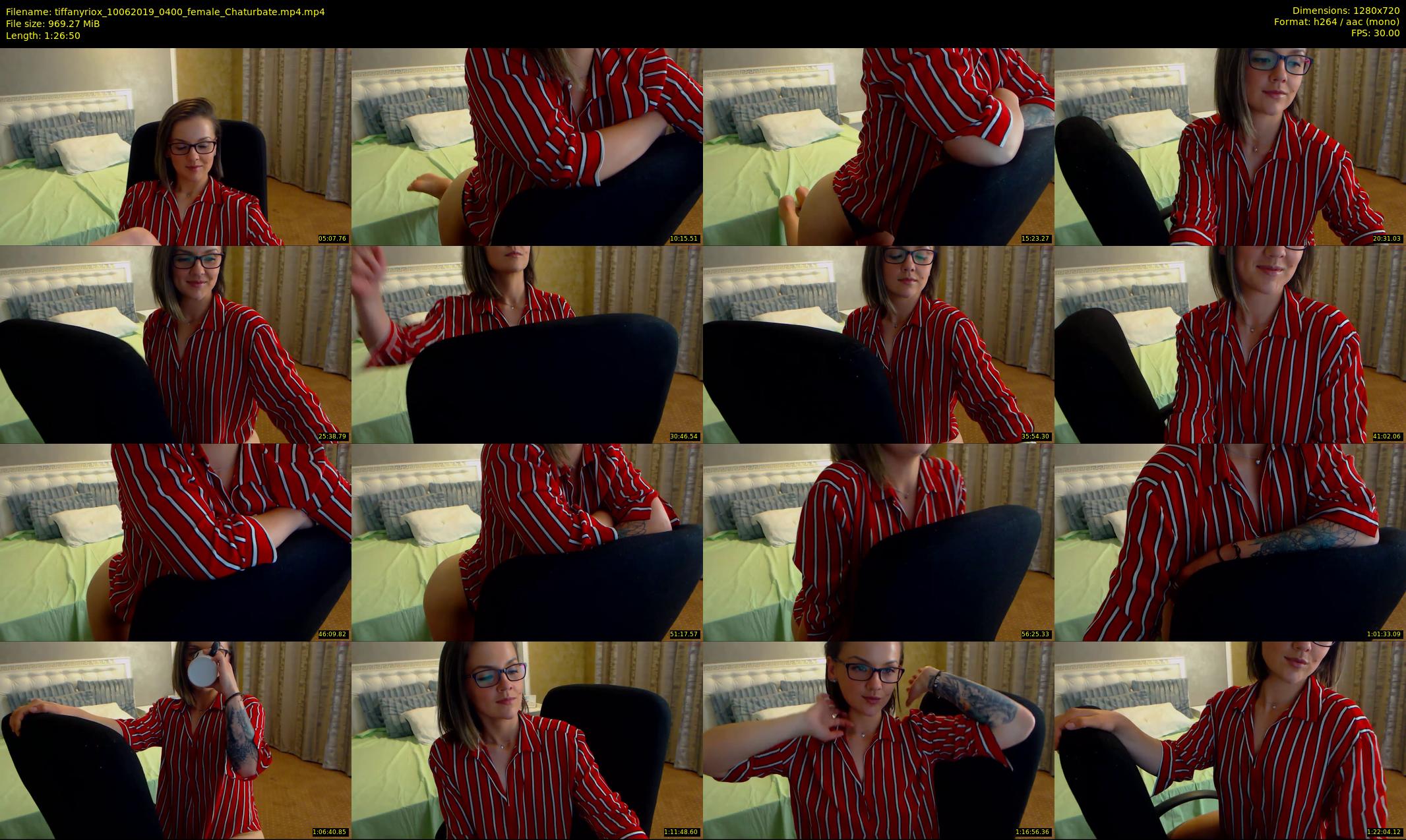 tiffanyriox — 87 minute Chaturbate female cam show recording, 720p, Jun 10, 2019