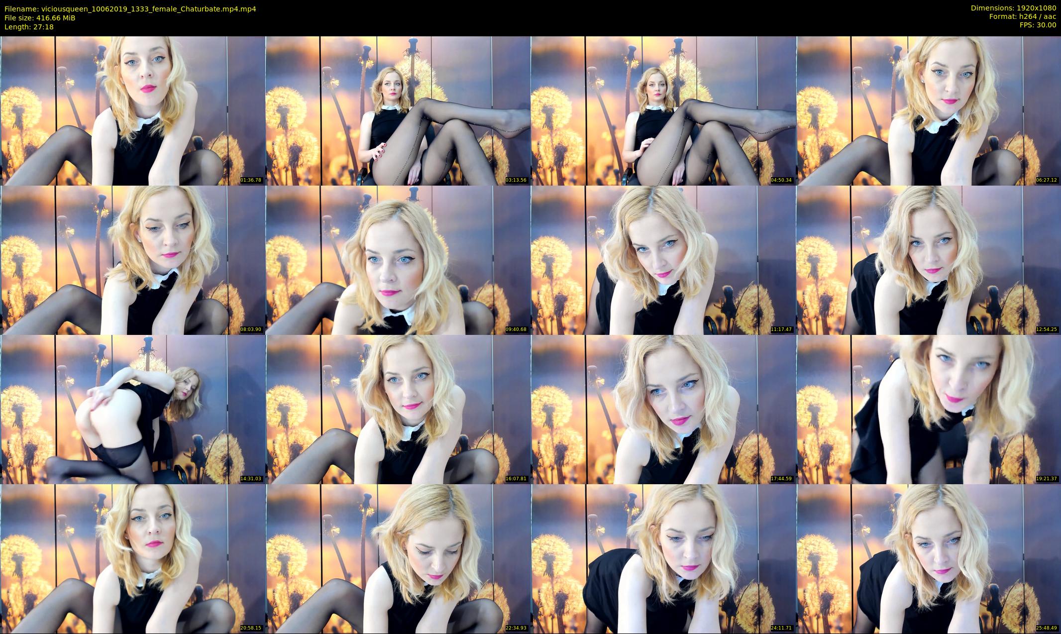 viciousqueen — 28 minute Chaturbate female cam show recording, 1080p, Jun 10, 2019