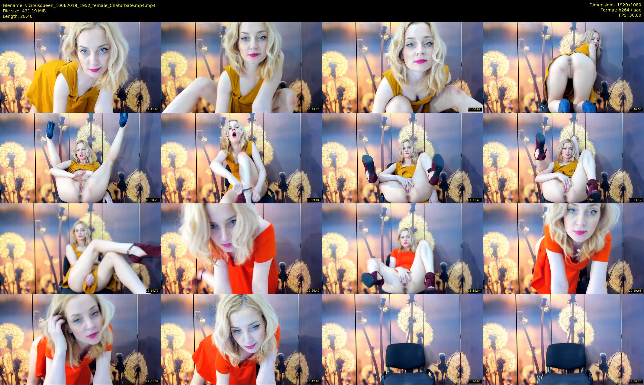 viciousqueen — 29 minute Chaturbate female cam show recording, 1080p, Jun 10, 2019