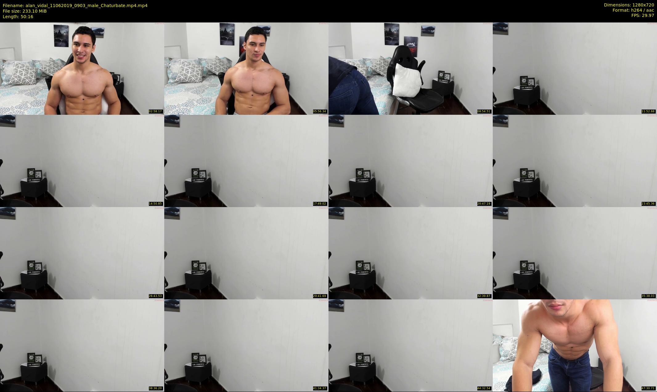 alan_vidal — 51 minute Chaturbate male cam show recording, 720p, Jun 11, 2019