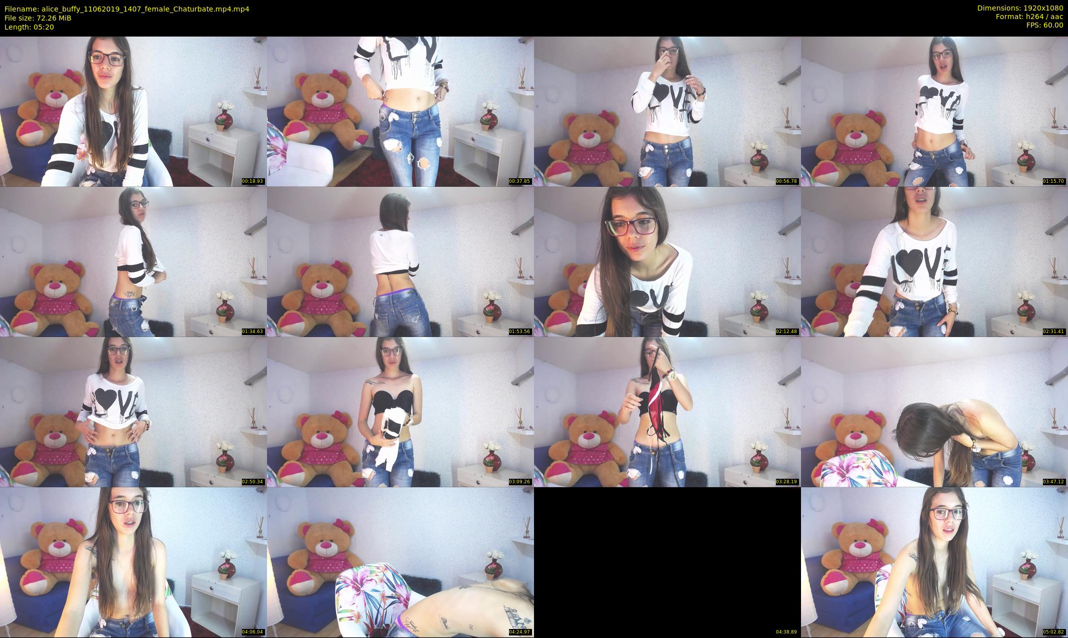 alice_buffy — 6 minute Chaturbate female cam show recording, 1080p, Jun 11, 2019