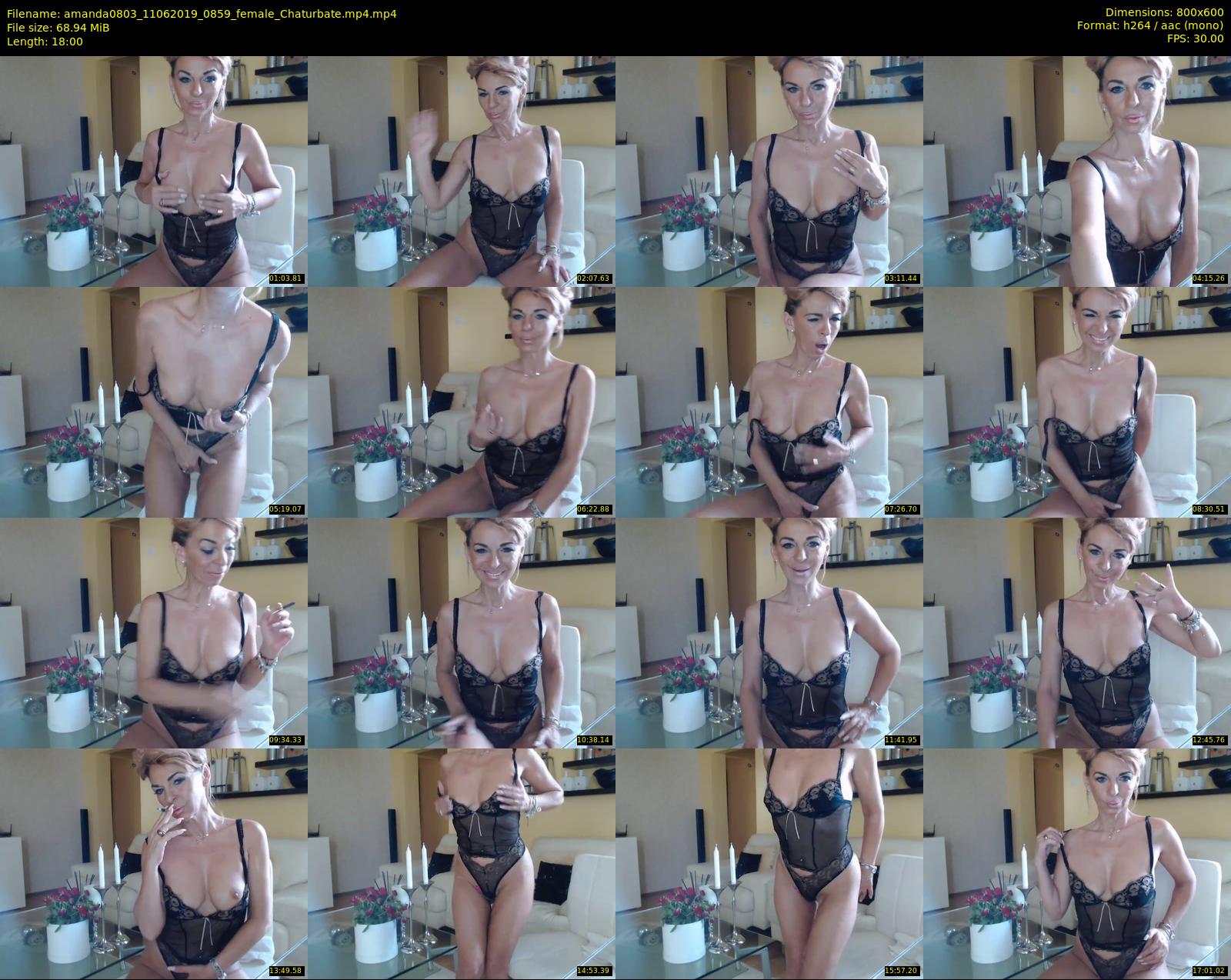 amanda0803 — 18 minute Chaturbate female cam show recording, 480p, Jun 11, 2019