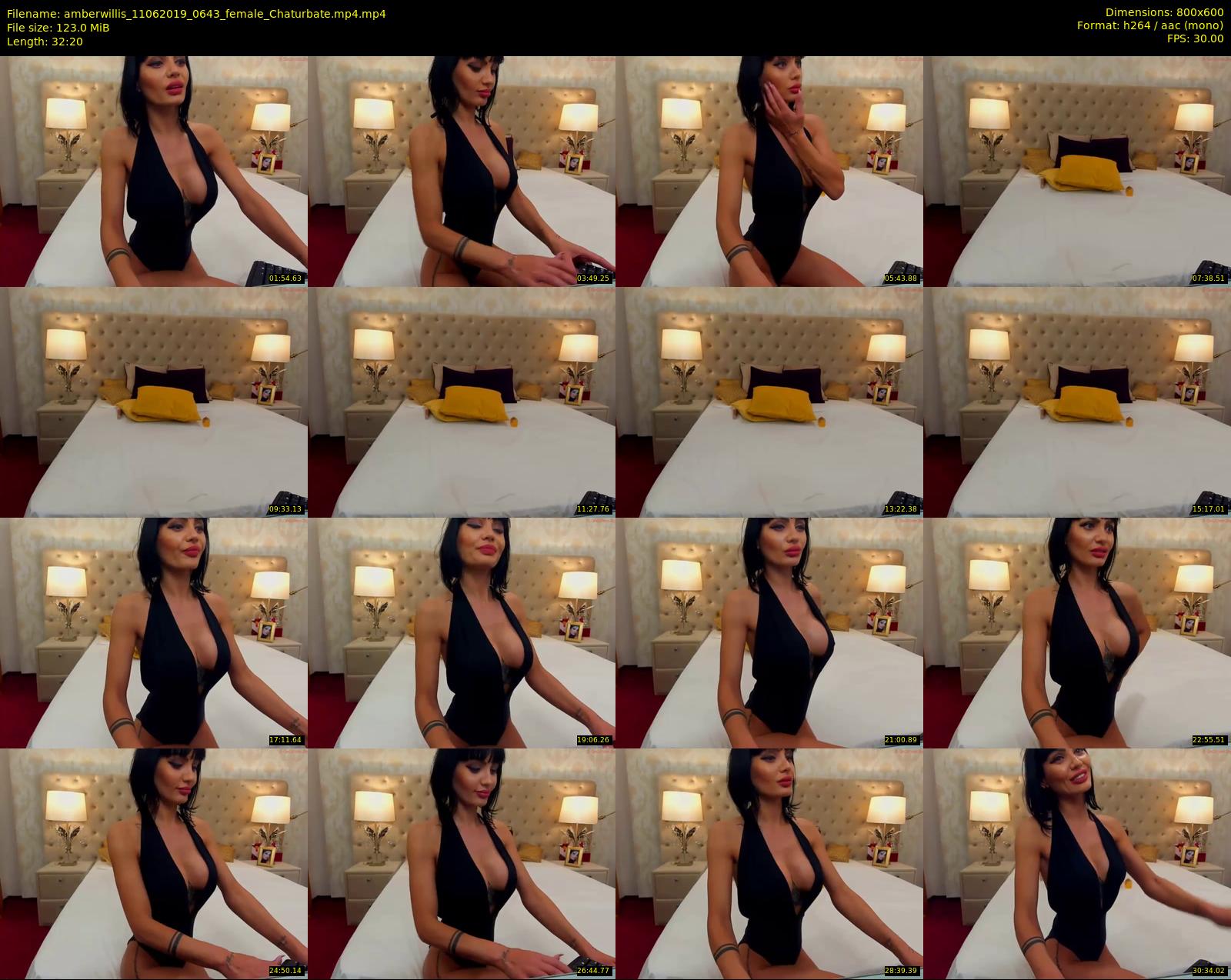 amberwillis — 33 minute Chaturbate female cam show recording, 480p, Jun 11, 2019