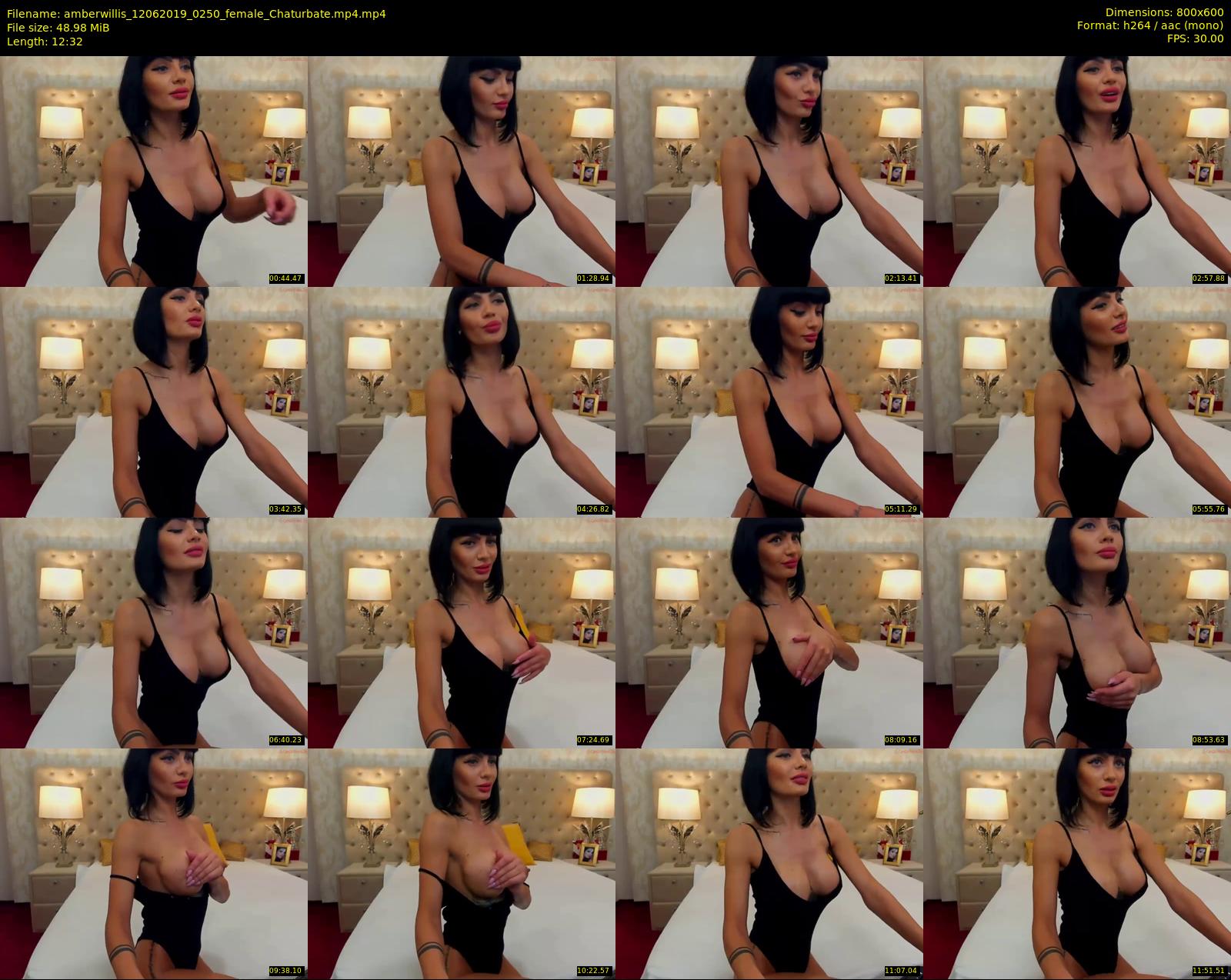 amberwillis — 13 minute Chaturbate female cam show recording, 480p, Jun 12, 2019