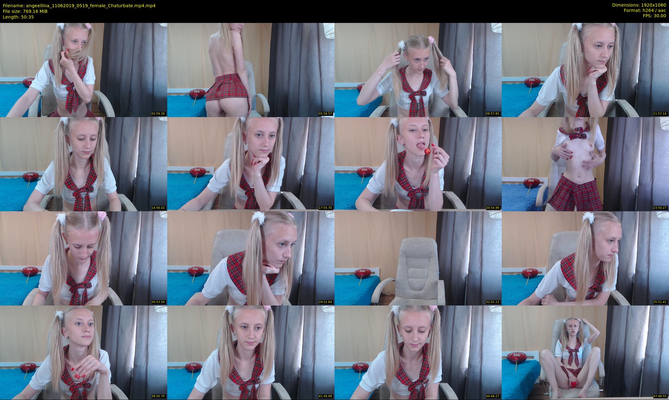 angeellina — 51 minute Chaturbate female cam show recording, 1080p, Jun 11, 2019