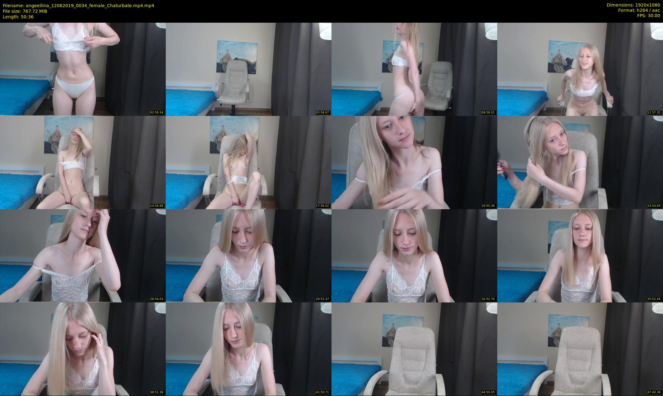 angeellina — 51 minute Chaturbate female cam show recording, 1080p, Jun 12, 2019