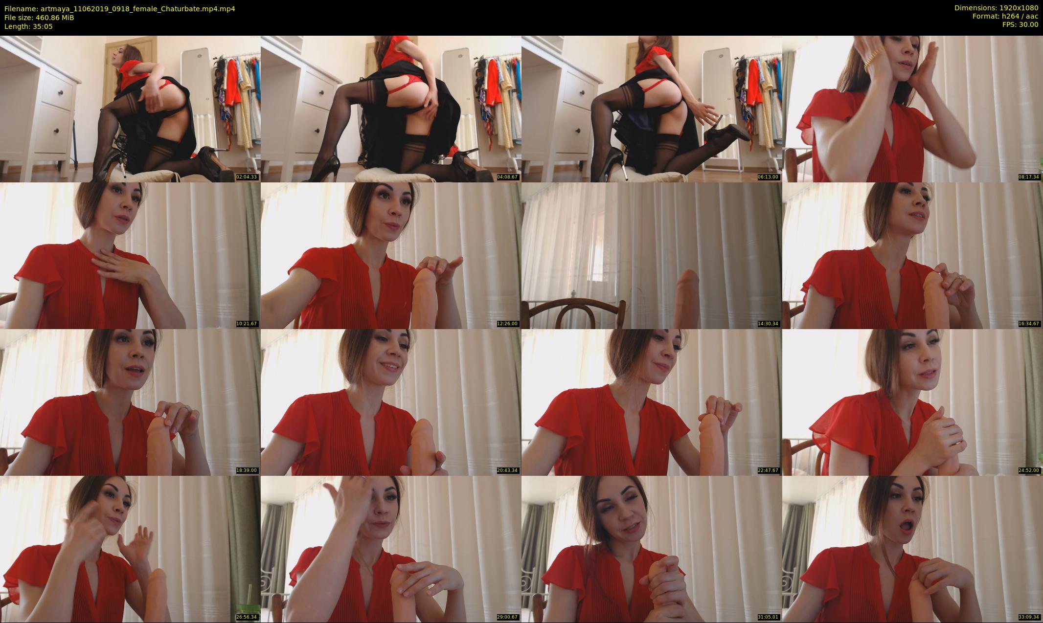 artmaya — 36 minute Chaturbate female cam show recording, 1080p, Jun 11, 2019
