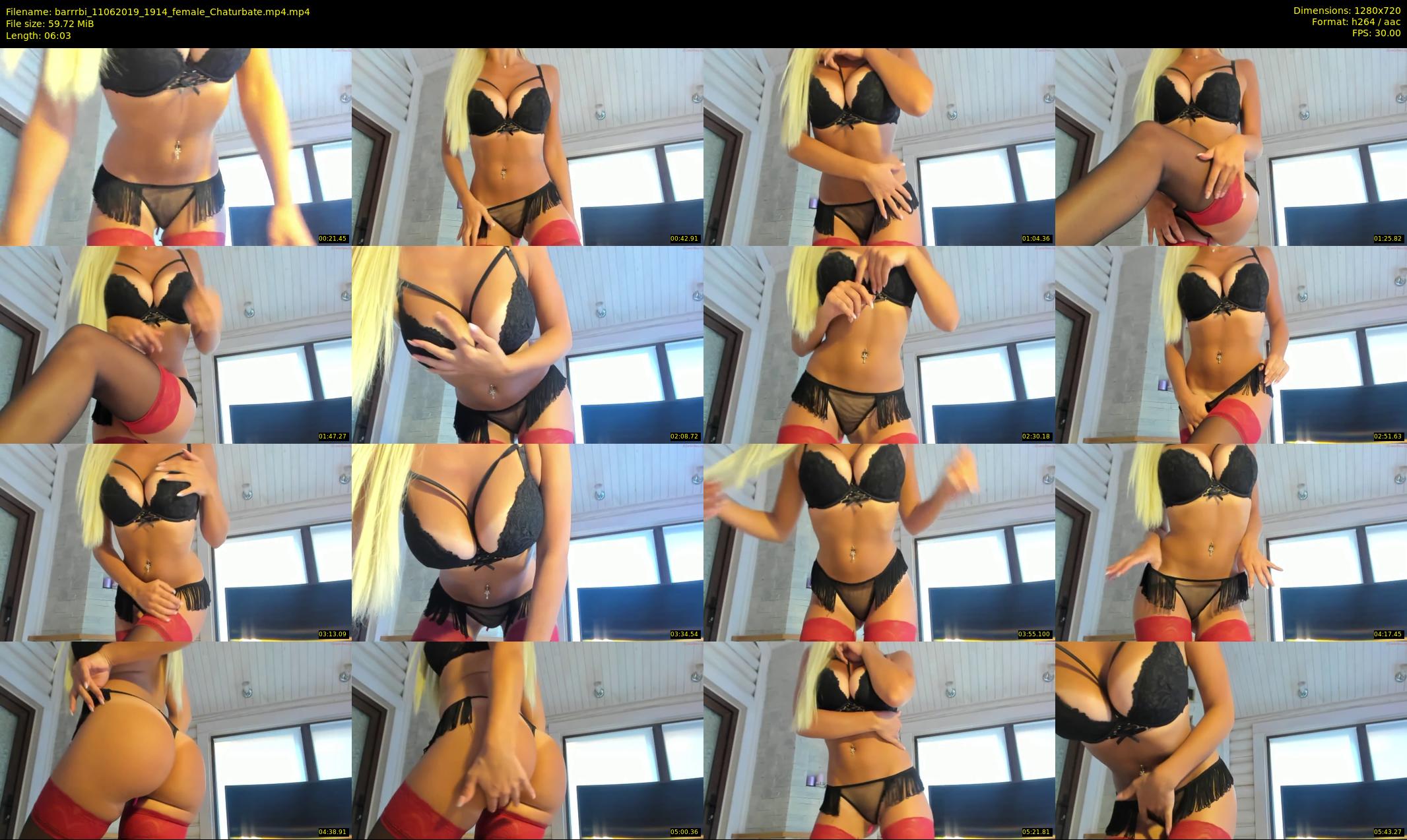 barrrbi — 7 minute Chaturbate female cam show recording, 720p, Jun 11, 2019