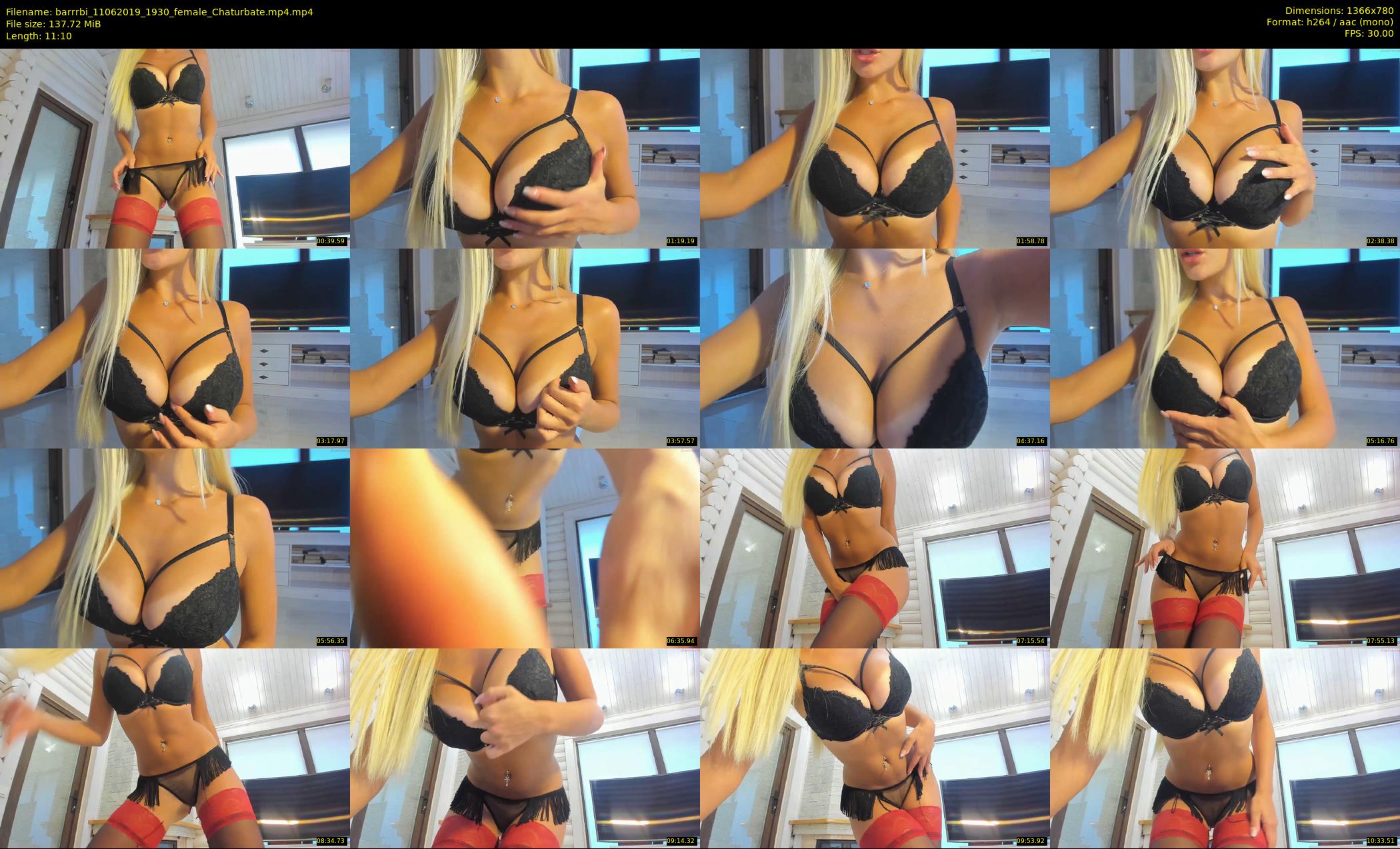 barrrbi — 12 minute Chaturbate female cam show recording, 720p, Jun 11, 2019