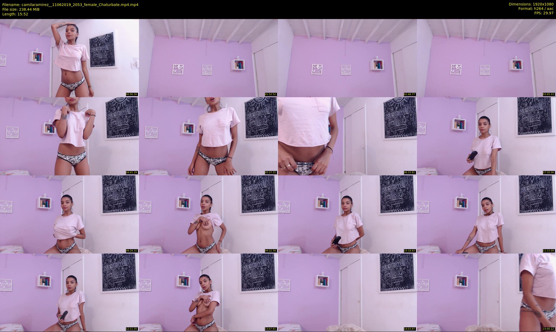 camilaramirez_ — 16 minute Chaturbate female cam show recording, 1080p, Jun 11, 2019
