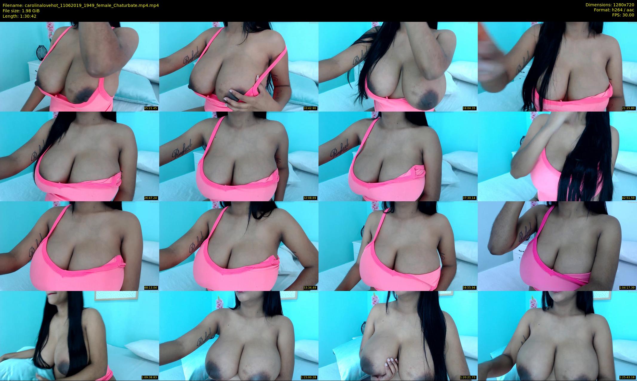 carolinalovehot — 91 minute Chaturbate female cam show recording, 720p, Jun 11, 2019