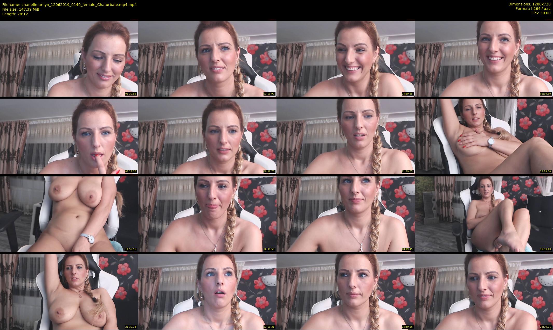 chanellmarilyn — 29 minute Chaturbate female cam show recording, 720p, Jun 12, 2019