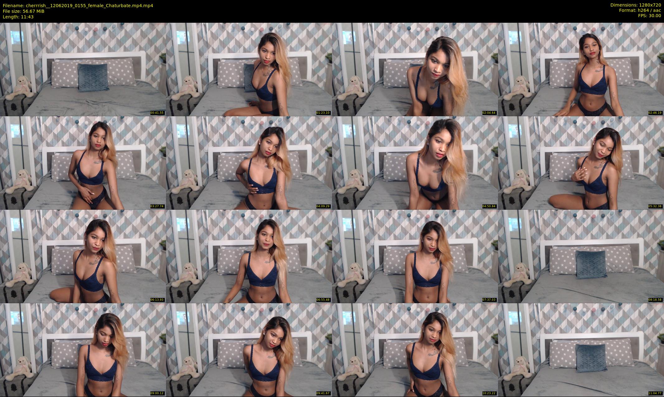 cherrrish_ — 12 minute Chaturbate female cam show recording, 720p, Jun 12, 2019