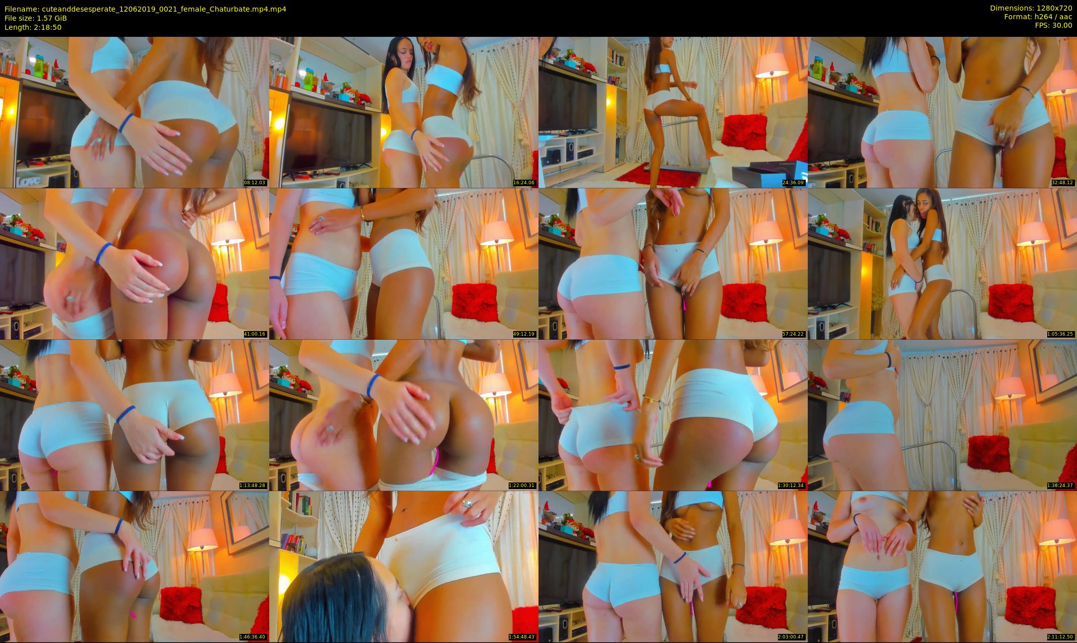 cuteanddesesperate — 139 minute Chaturbate female cam show recording, 720p, Jun 12, 2019