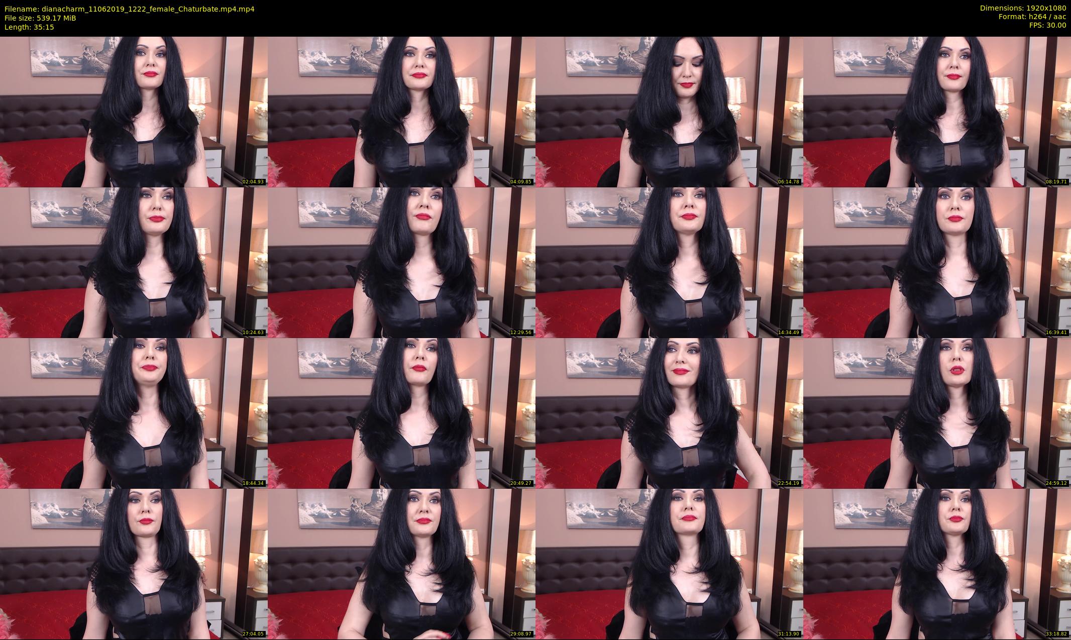 dianacharm — 36 minute Chaturbate female cam show recording, 1080p, Jun 11, 2019