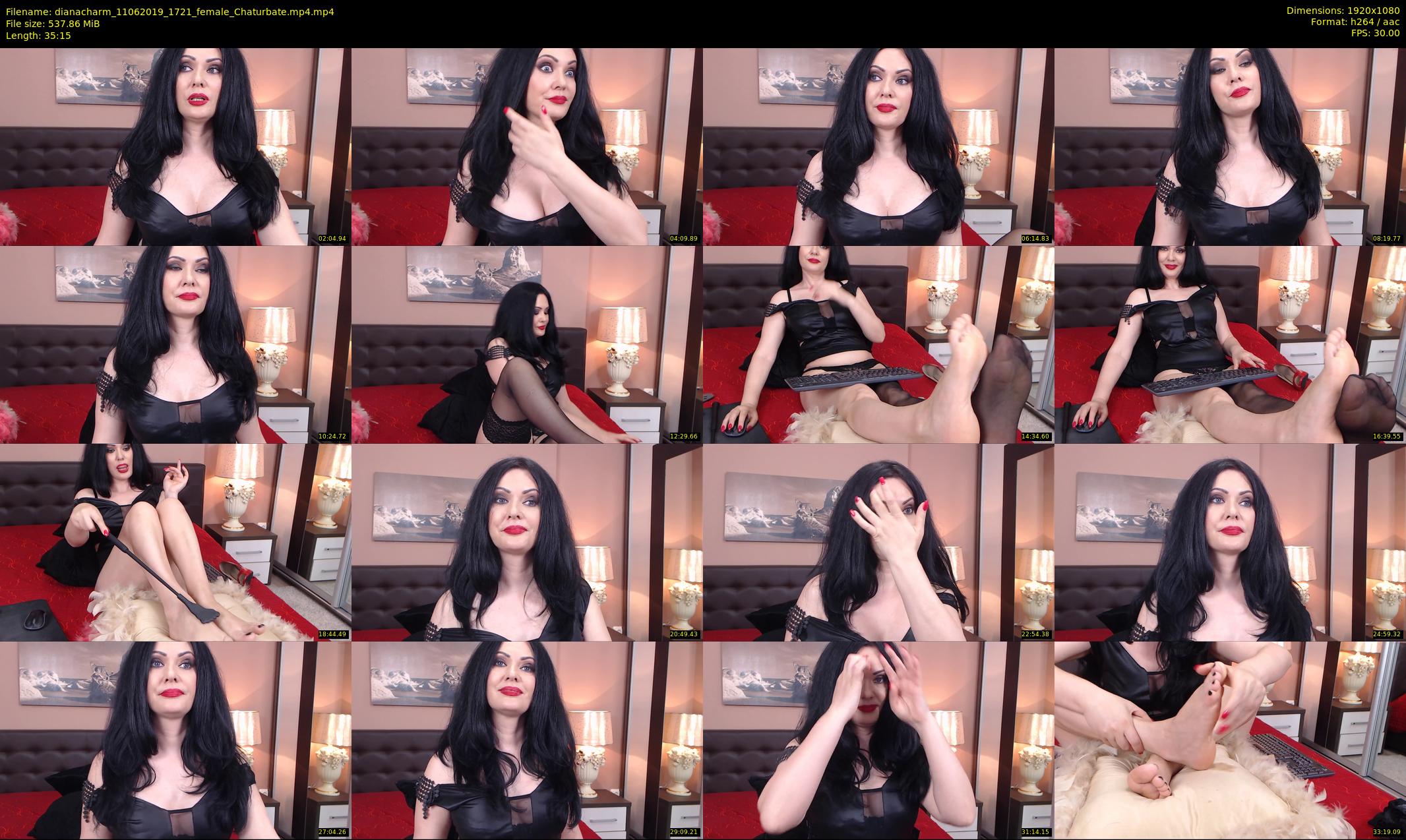dianacharm — 36 minute Chaturbate female cam show recording, 1080p, Jun 11, 2019