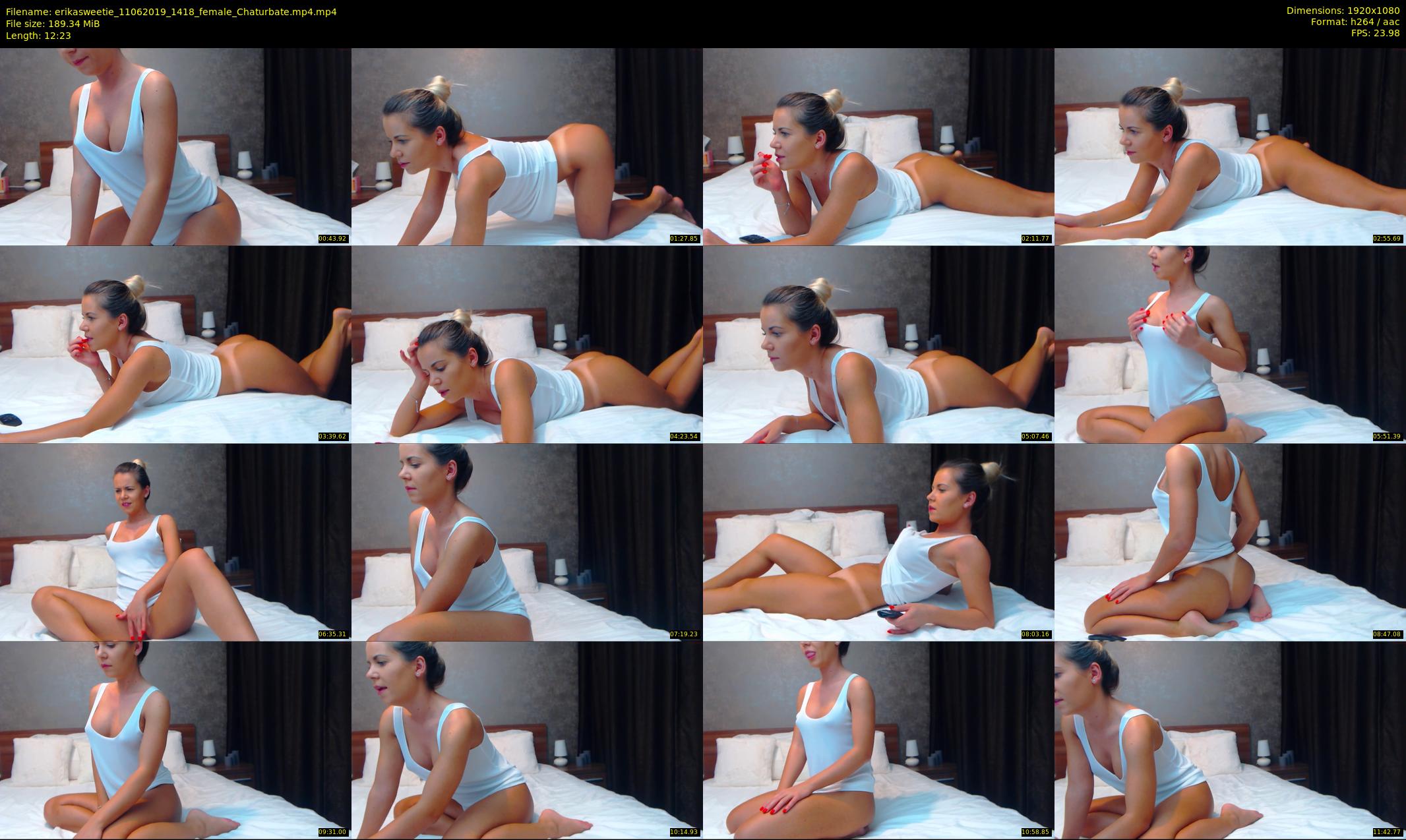 erikasweetie — 13 minute Chaturbate female cam show recording, 1080p, Jun 11, 2019