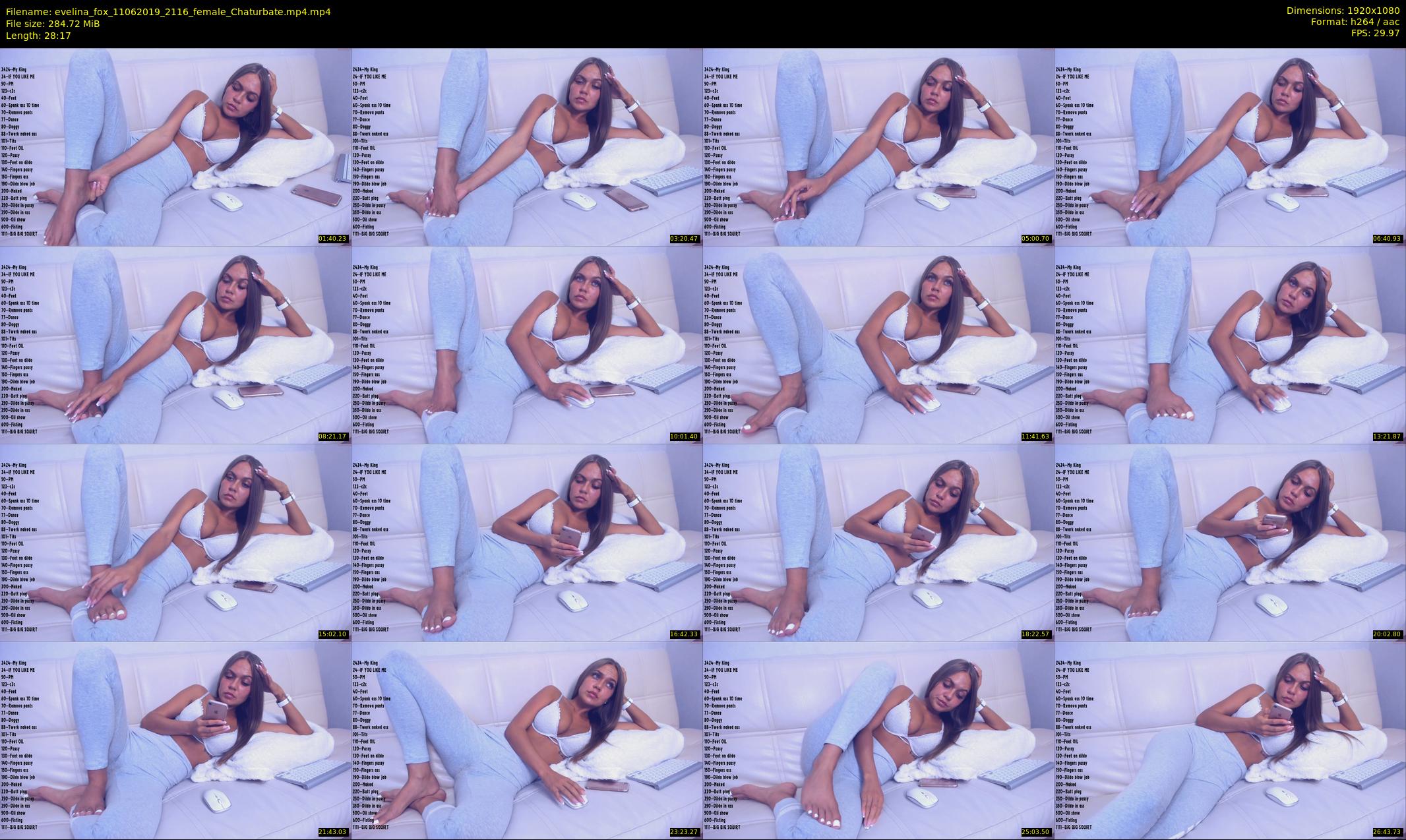 evelina_fox — 29 minute Chaturbate female cam show recording, 1080p, Jun 11, 2019
