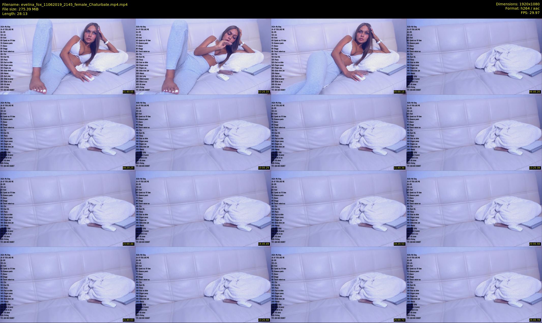 evelina_fox — 29 minute Chaturbate female cam show recording, 1080p, Jun 11, 2019