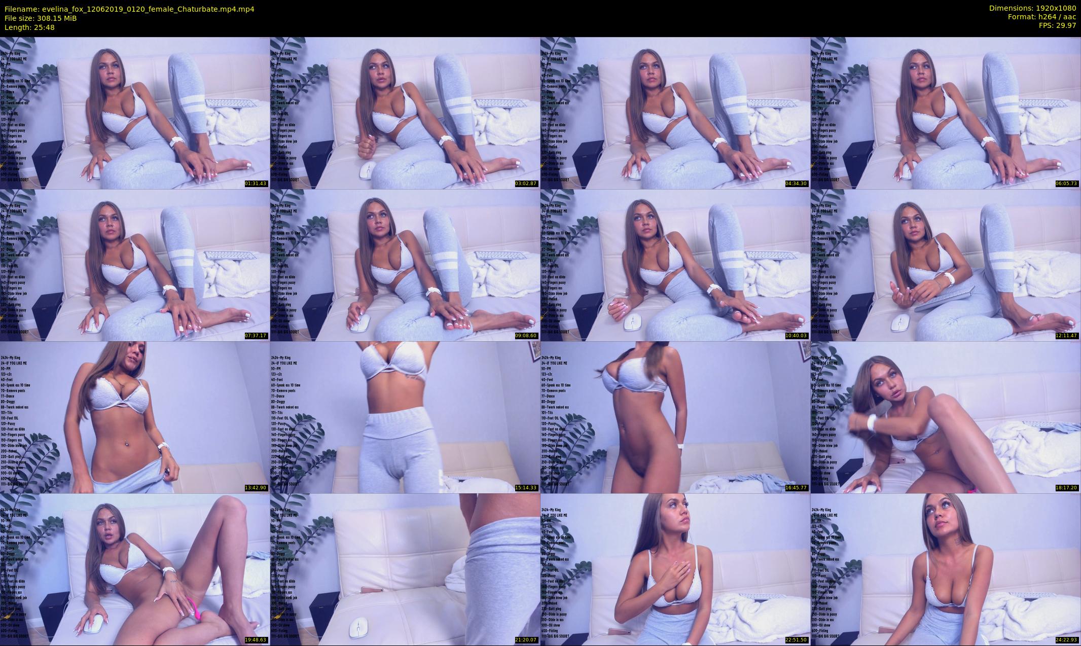 evelina_fox — 26 minute Chaturbate female cam show recording, 1080p, Jun 12, 2019
